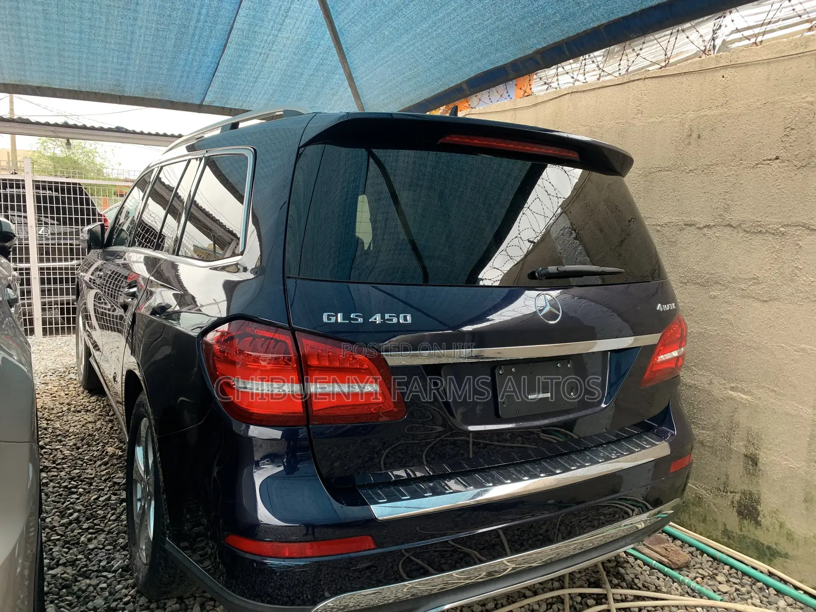 Mercedes-Benz GLS-Class GLS450 4Matic 2017 Blue