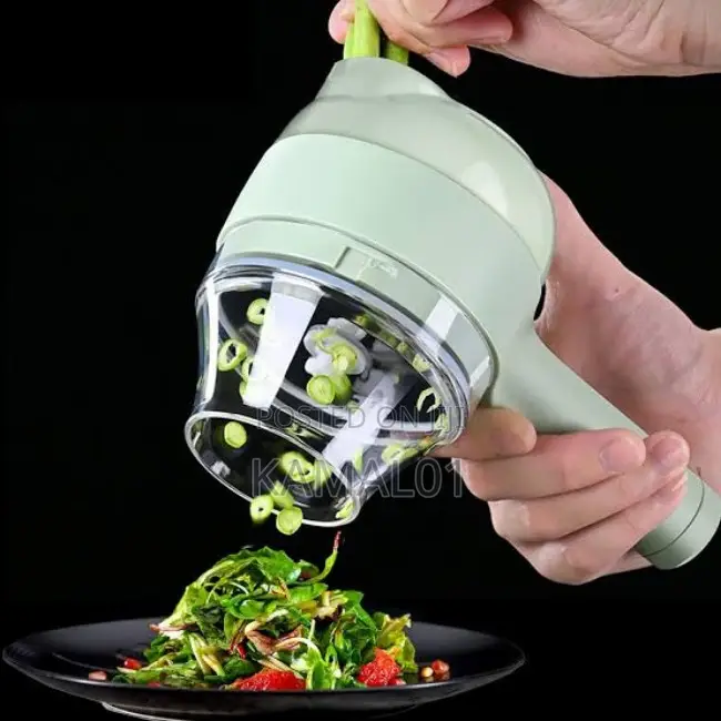 4 in 1 Handheld Electric Vegetables Cutter Chili Slicer