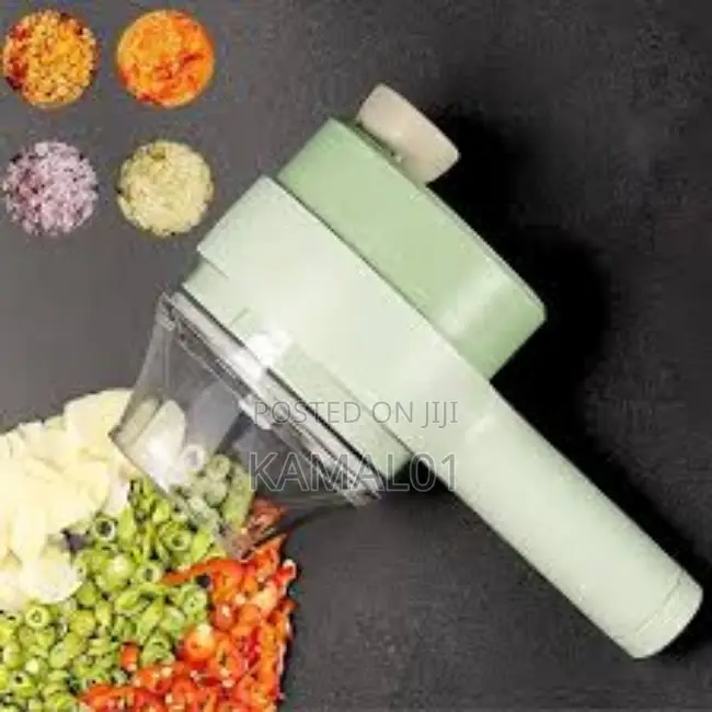 4 in 1 Handheld Electric Vegetables Cutter Chili Slicer