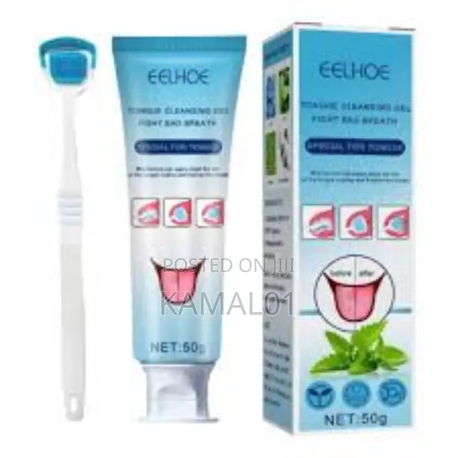 Eelhoe Tongue Cleansing Gel With Tongue Scraper Cleaner