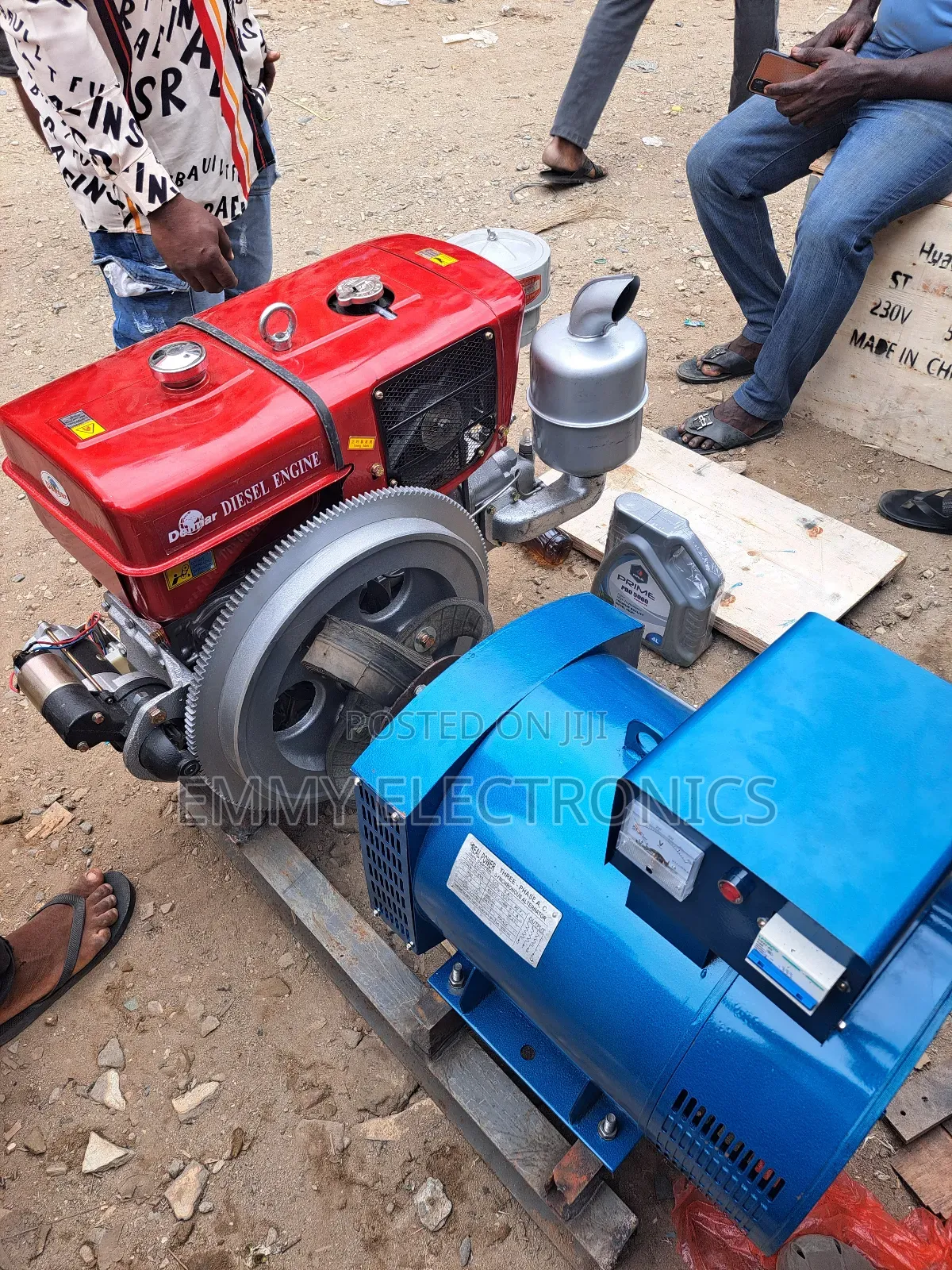 Basic Diesel Generator 1115 Engine With 15kva Coil 100% Copp
