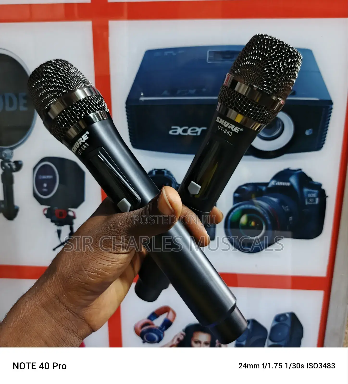 Shure UT-883 Wireless Microphone Rechargeable