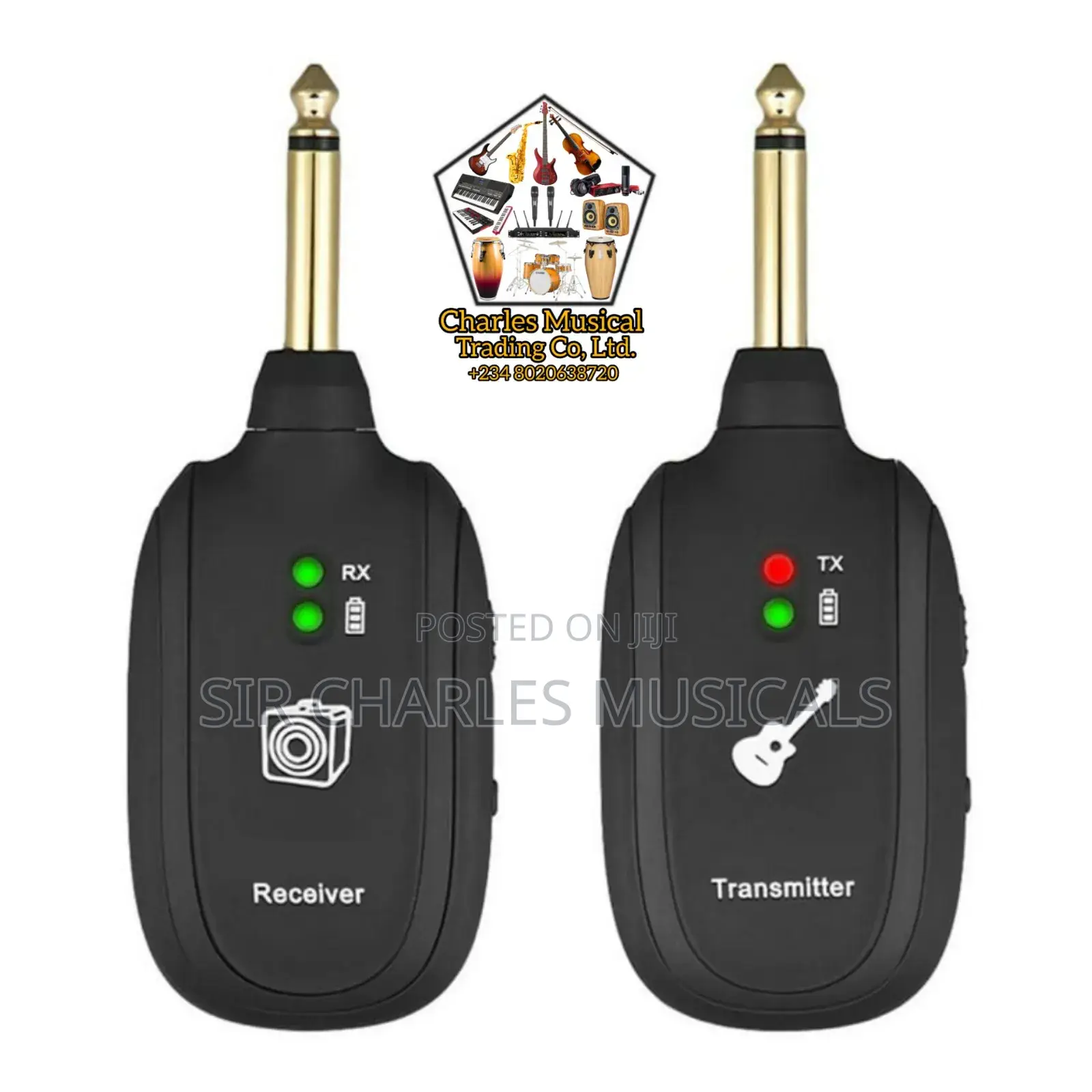 A8-Uhf Wireless Transmitter Jack to Jack for Guitar
