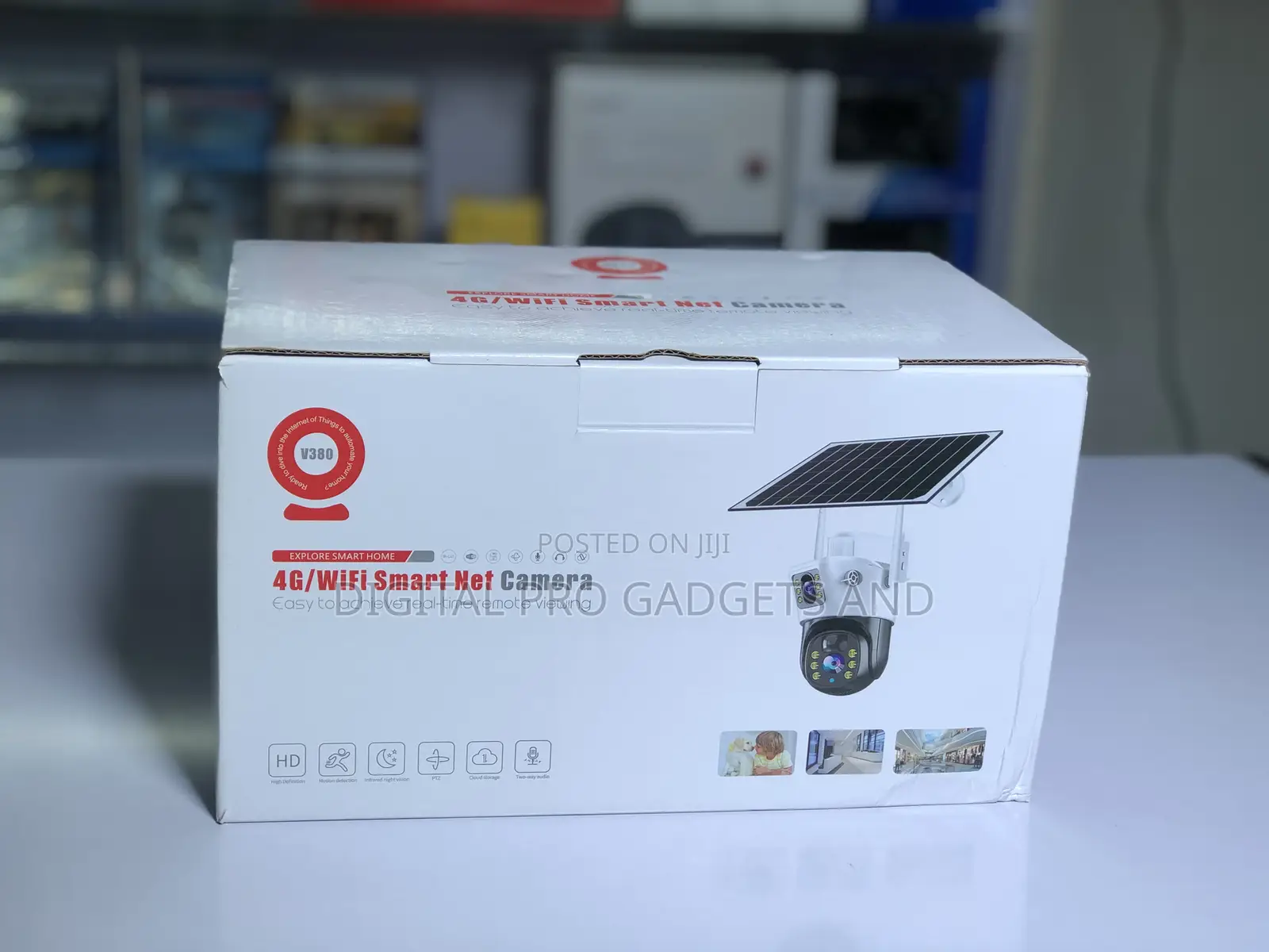 Dual Camera 4g Solar Powered PTZ CCTV