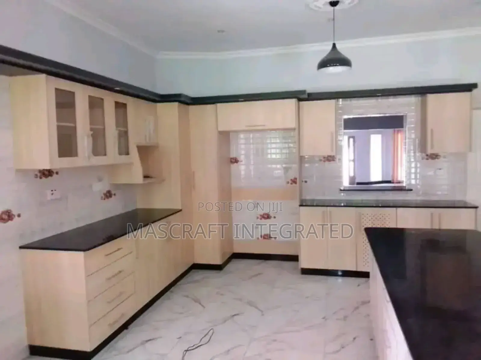 HDF Wood Kitchen Cabinet