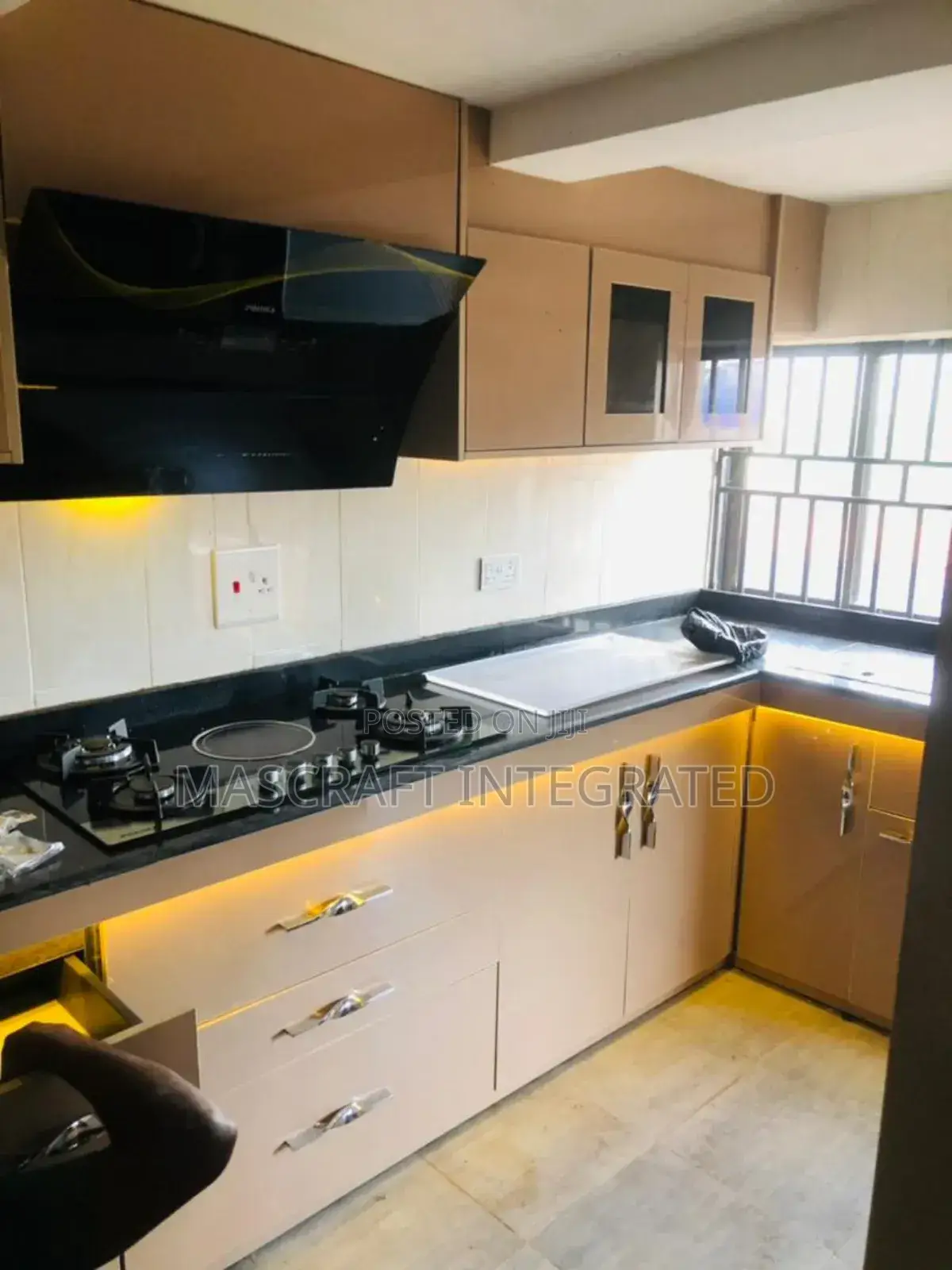 HDF Wood Kitchen Cabinet