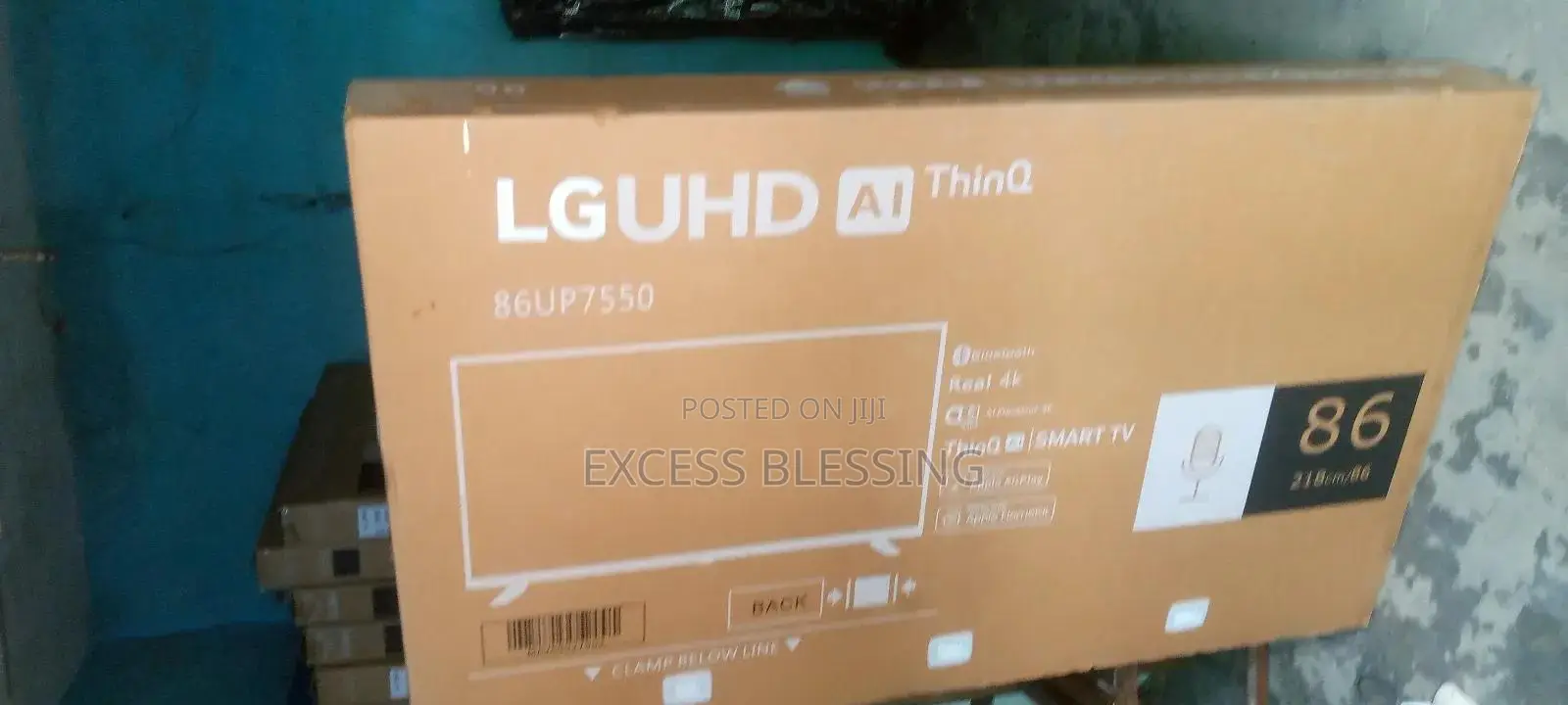 LG Smart 86 Inches Television+Netflix, Youtube-86up7550