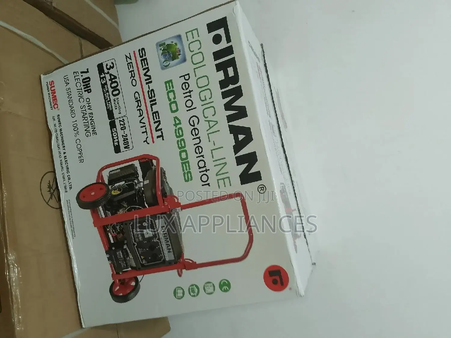 Brand New 3.4kva Firman Generator Constant