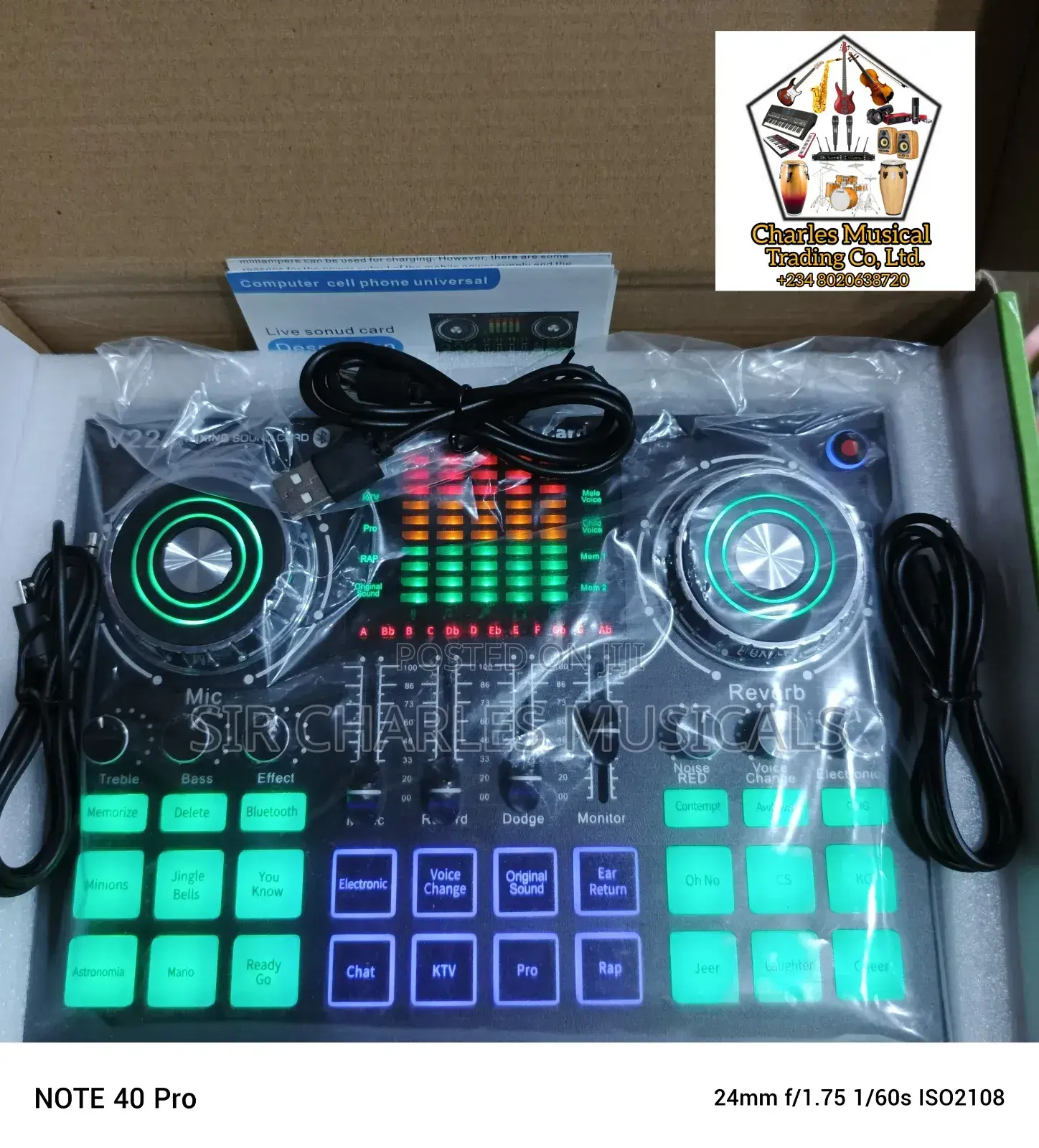 V22 Live Sound Card for Streaming