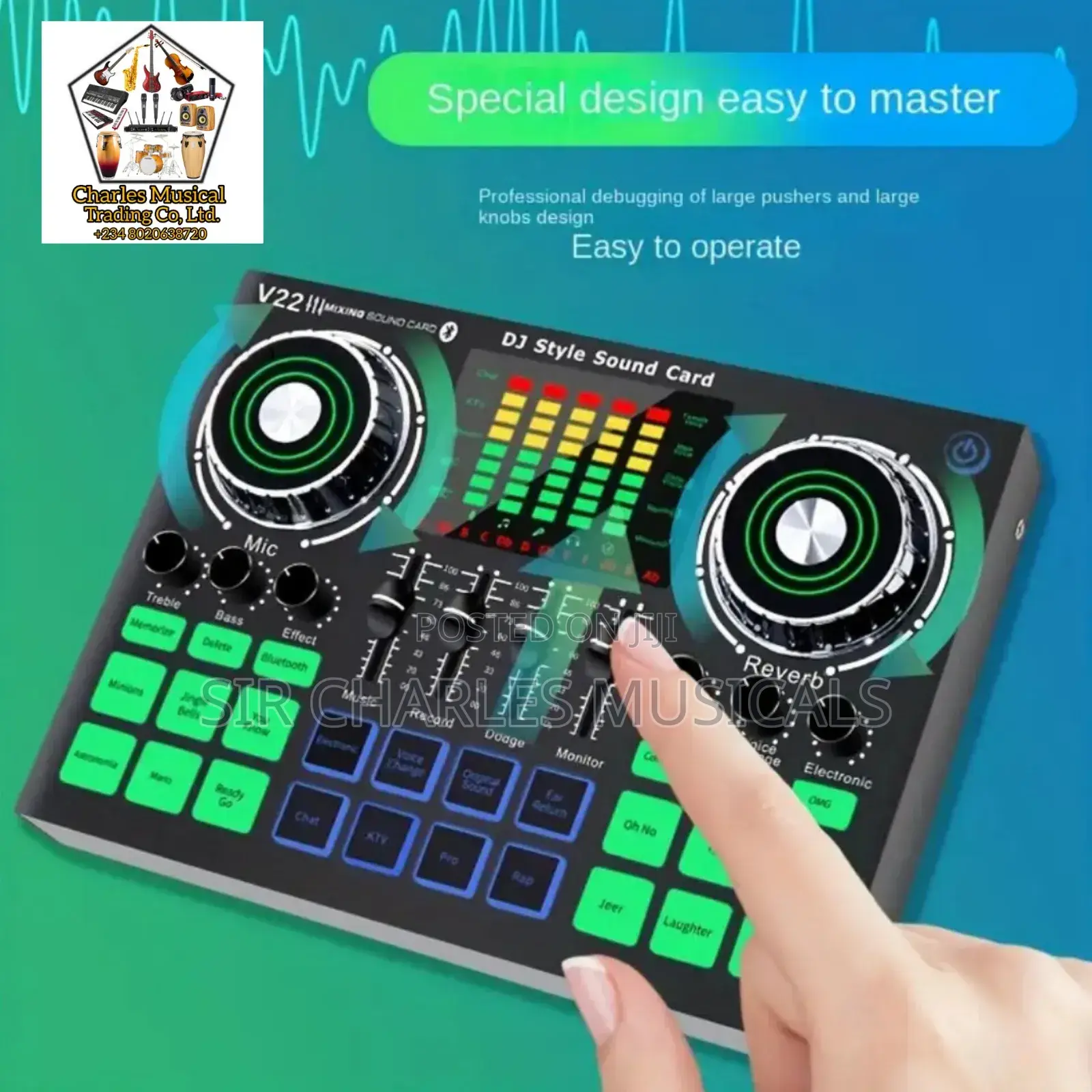 V22 Live Sound Card for Streaming
