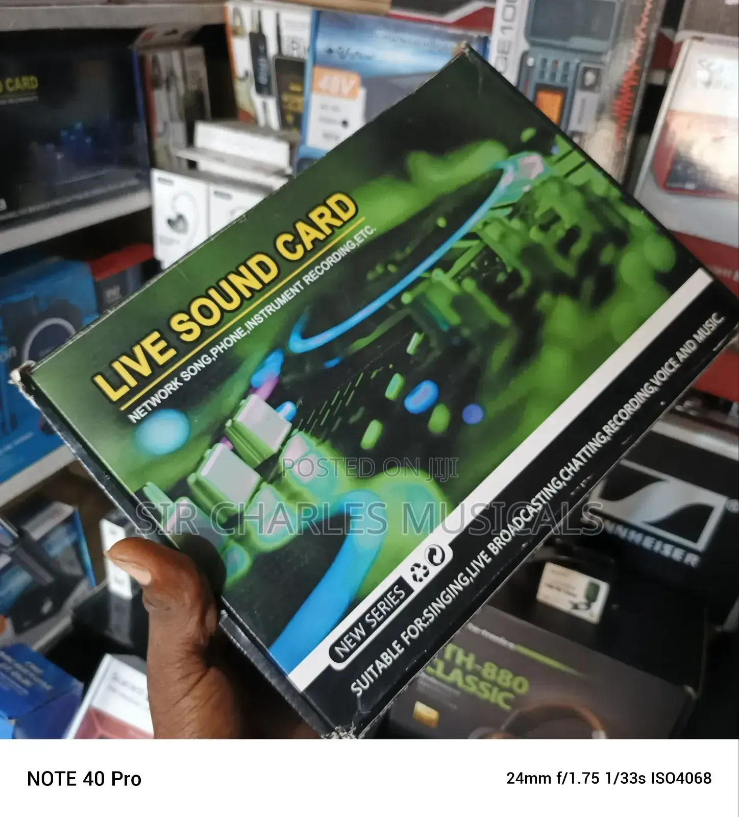 V22 Live Sound Card for Streaming