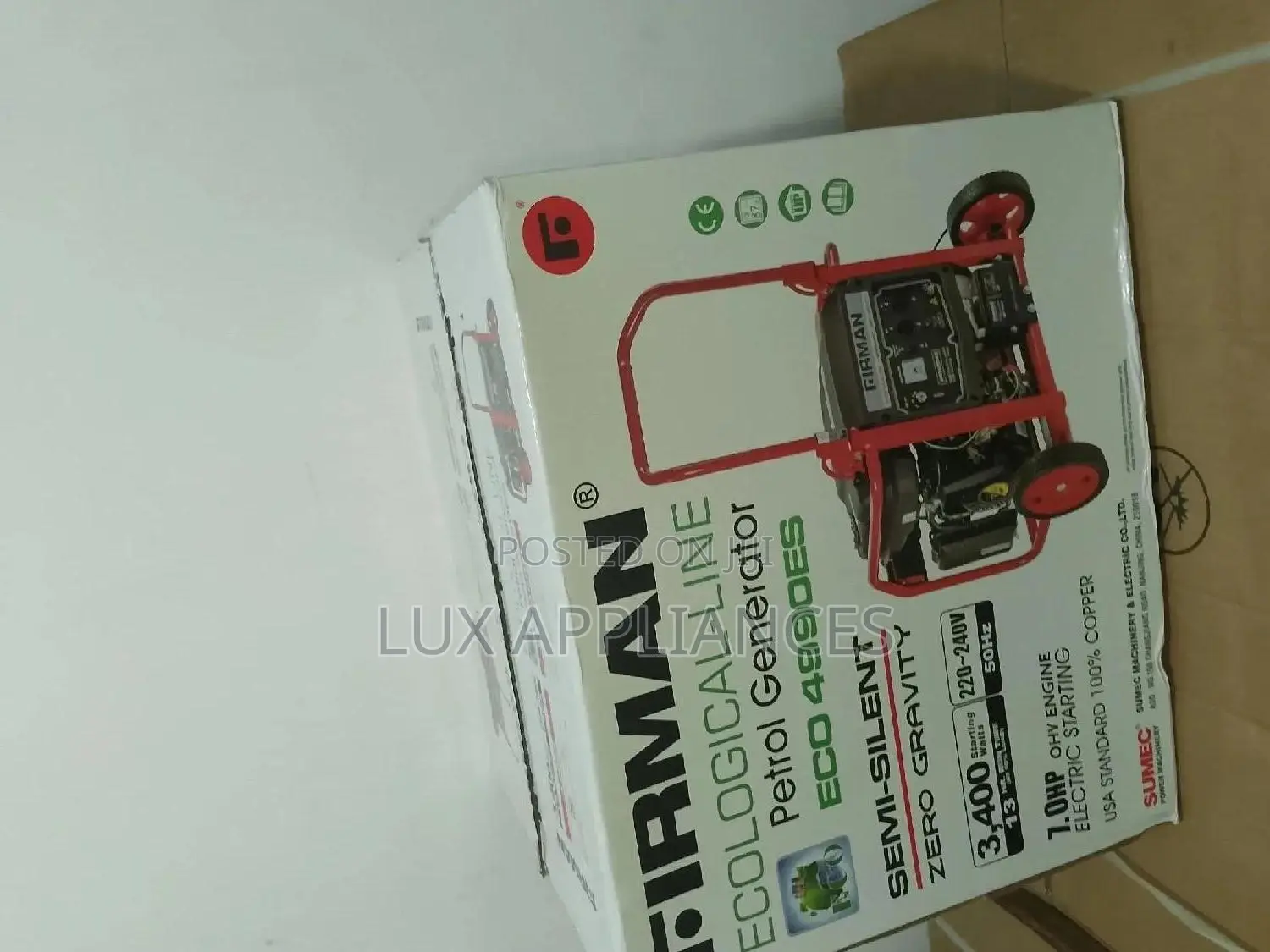 100% Quality Firman 3.4kva Key Start Generator - ECO4990ES