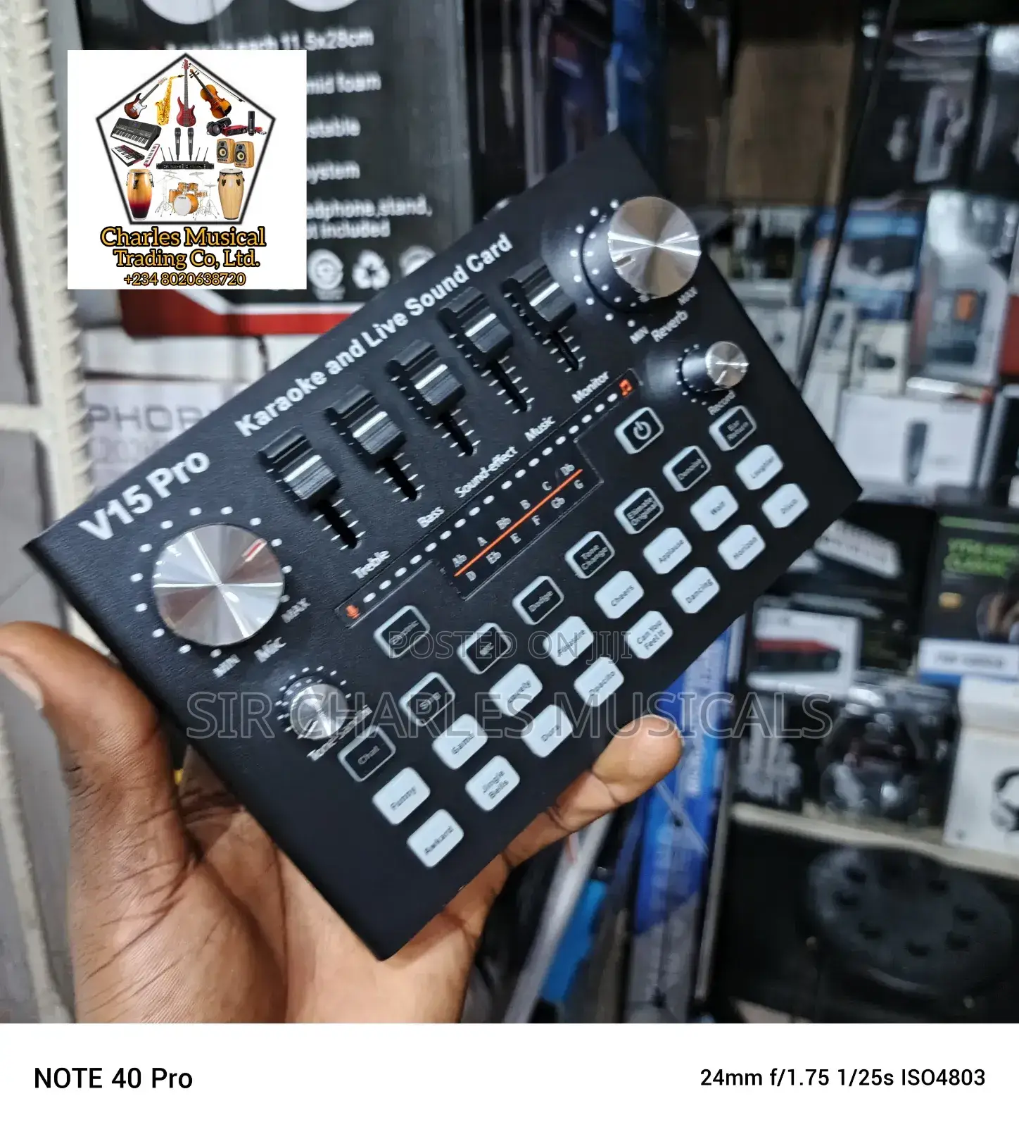 V15-Pro Karaoke and Live Sound Card