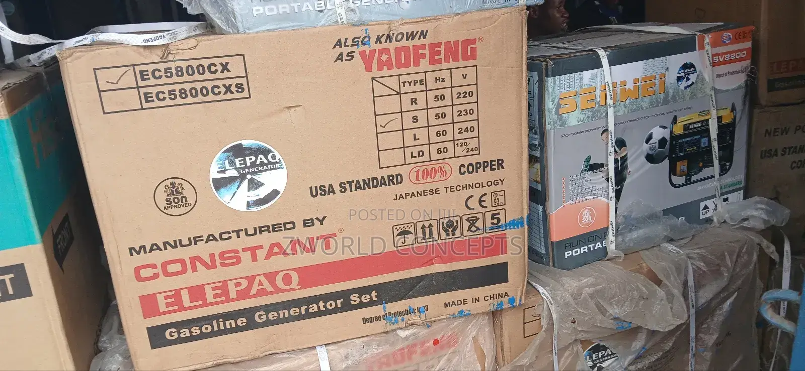 2.8KVA Elepaq Constant Generator