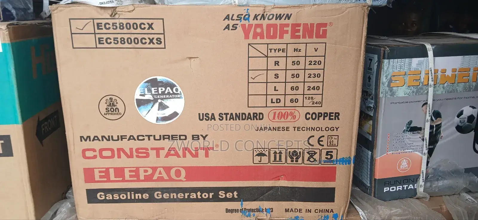 2.8KVA Elepaq Constant Generator