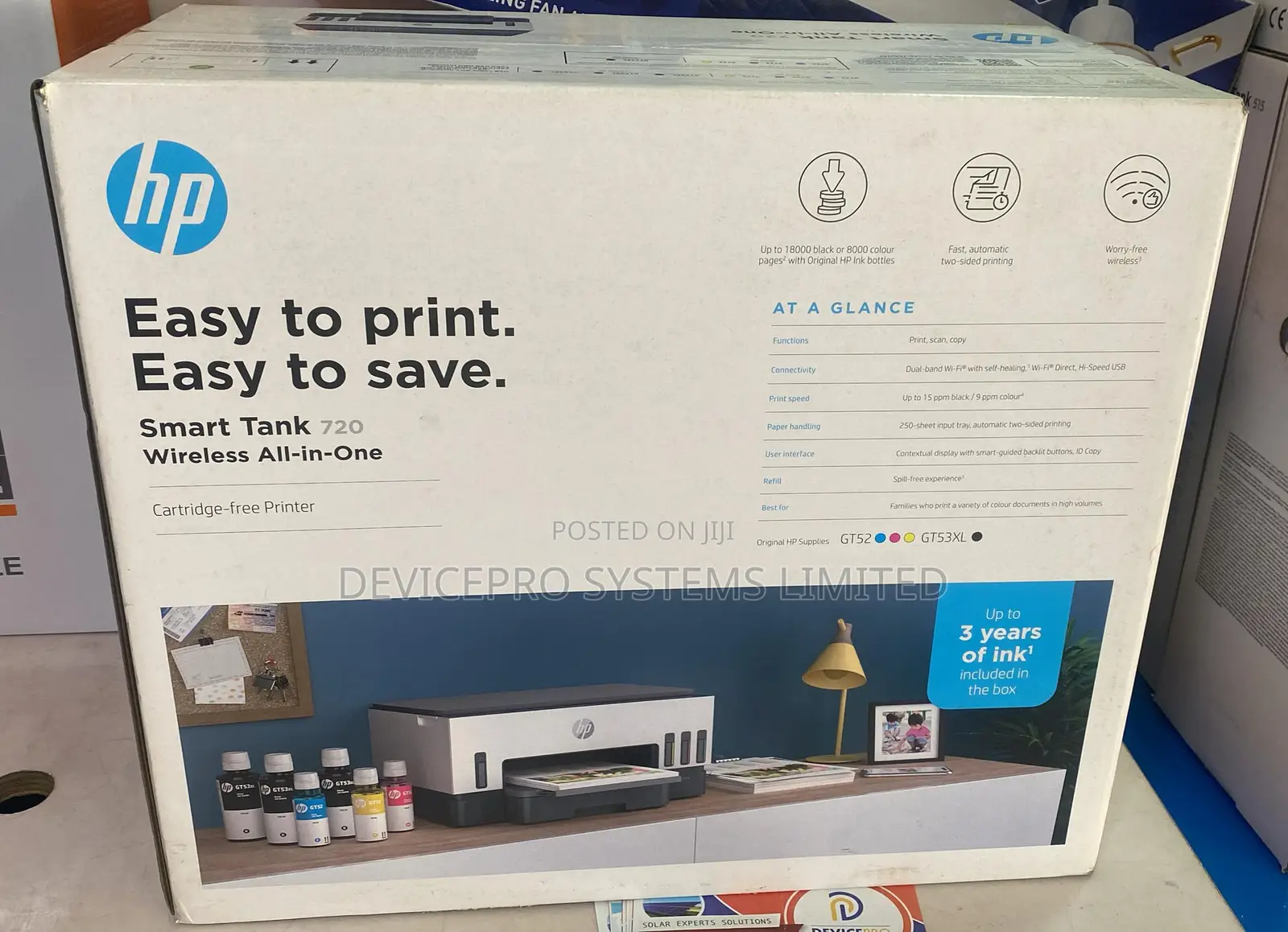 Hp Smart Tank 720 Wireless All in One Printer