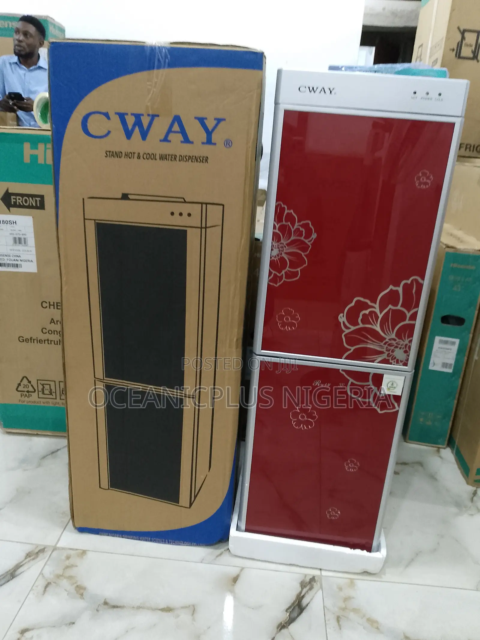 Cway Market Best Hot and Cold Water Dispenser With Fridge