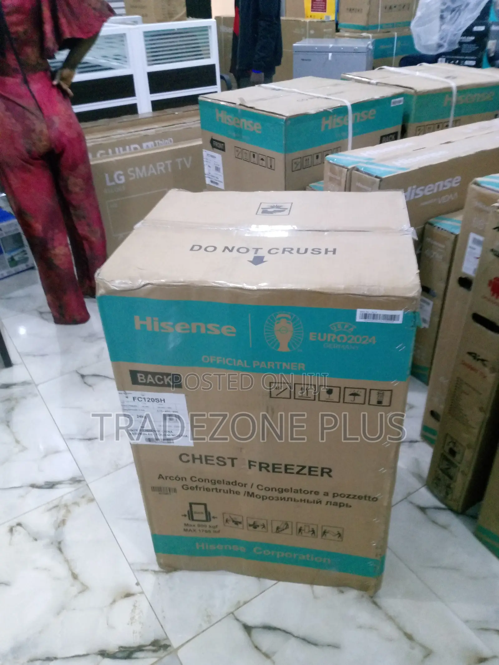 Brand New Single Door Chest Freezer 95L Hisense