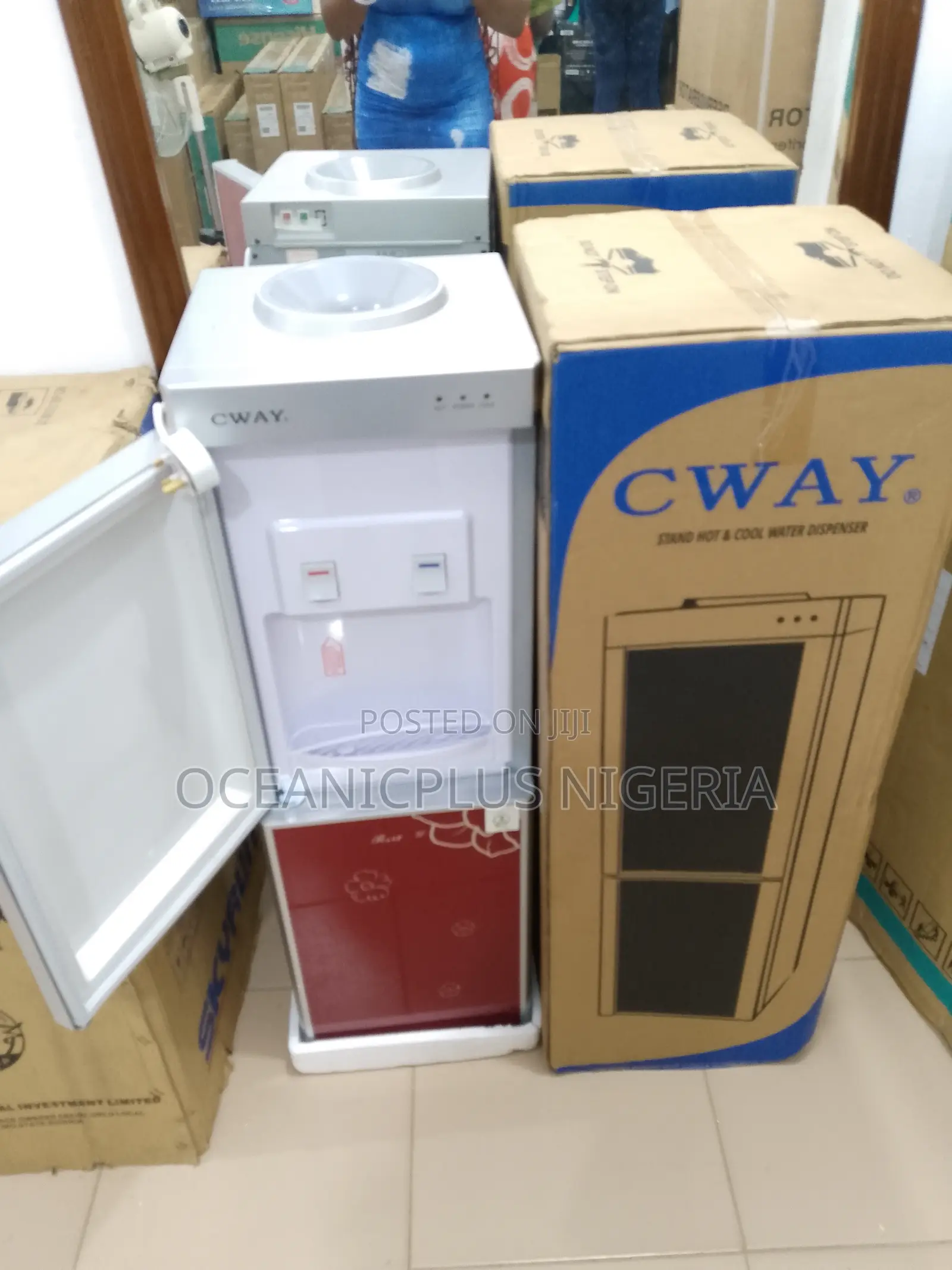 Cway Super Durable Hot and Cold Water Dispenser With Fridge