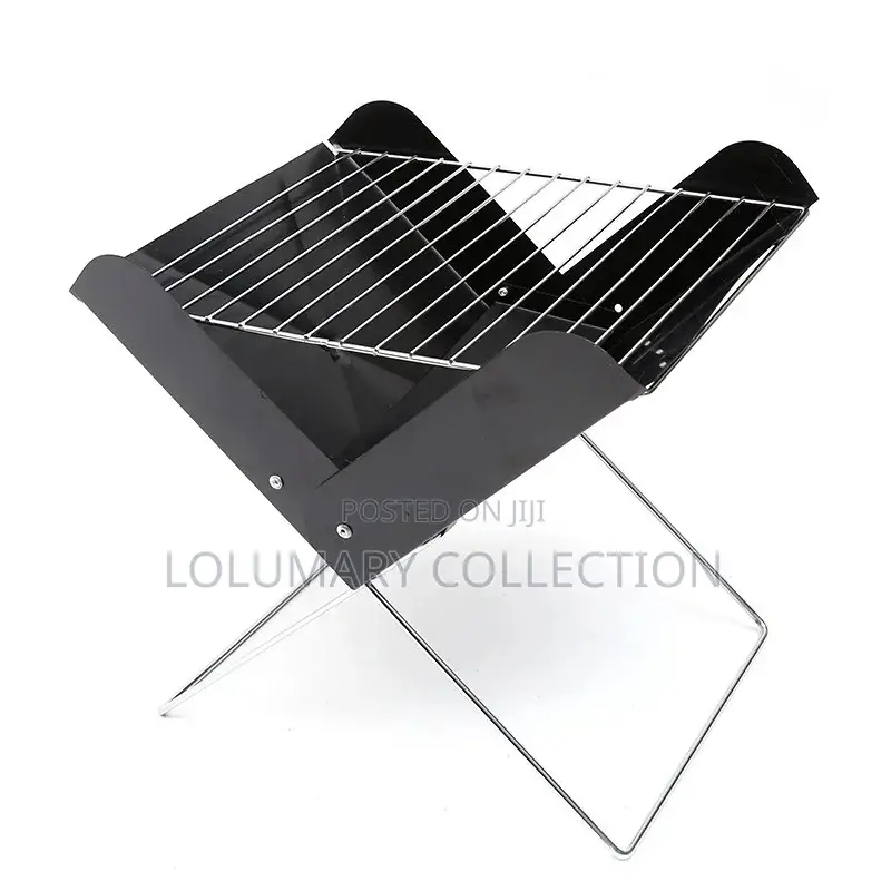 Portable Foldable Charcoal Barbecue Grill Stand