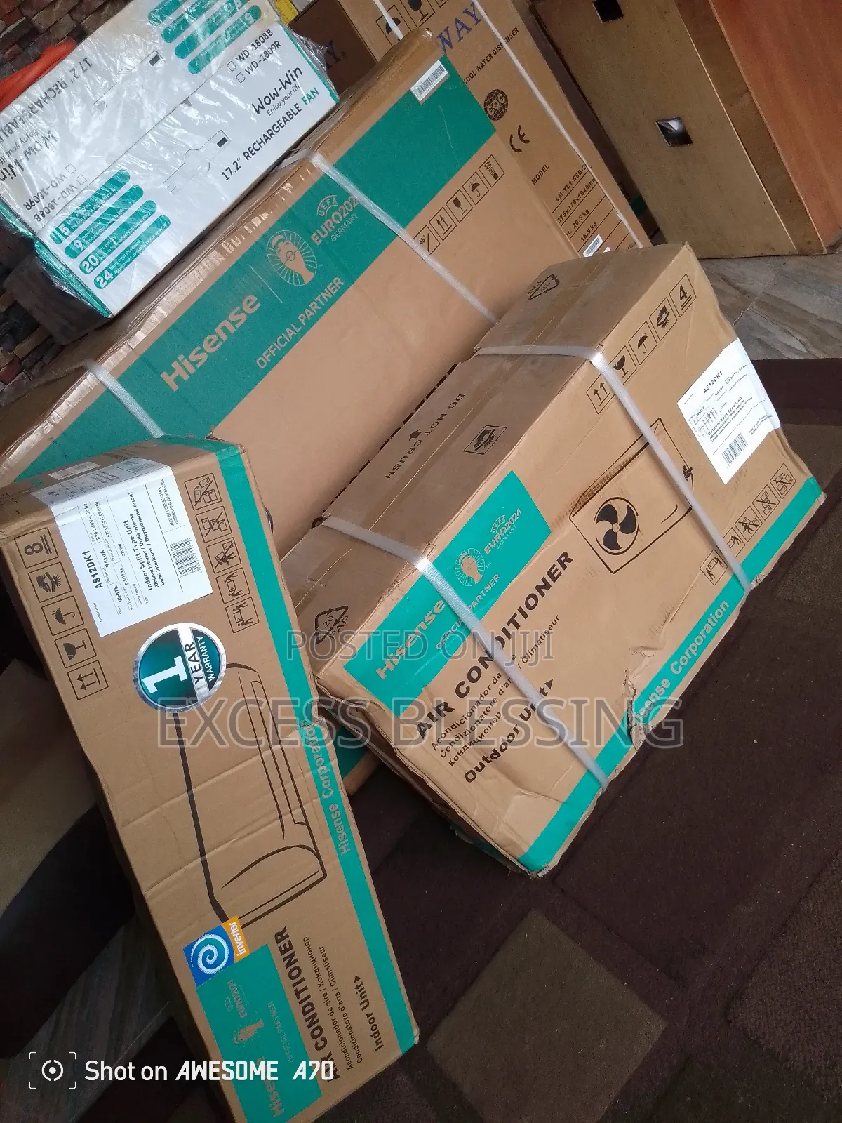 Brand New White Hisense 1.5hp Inverter Ac-as12dk1