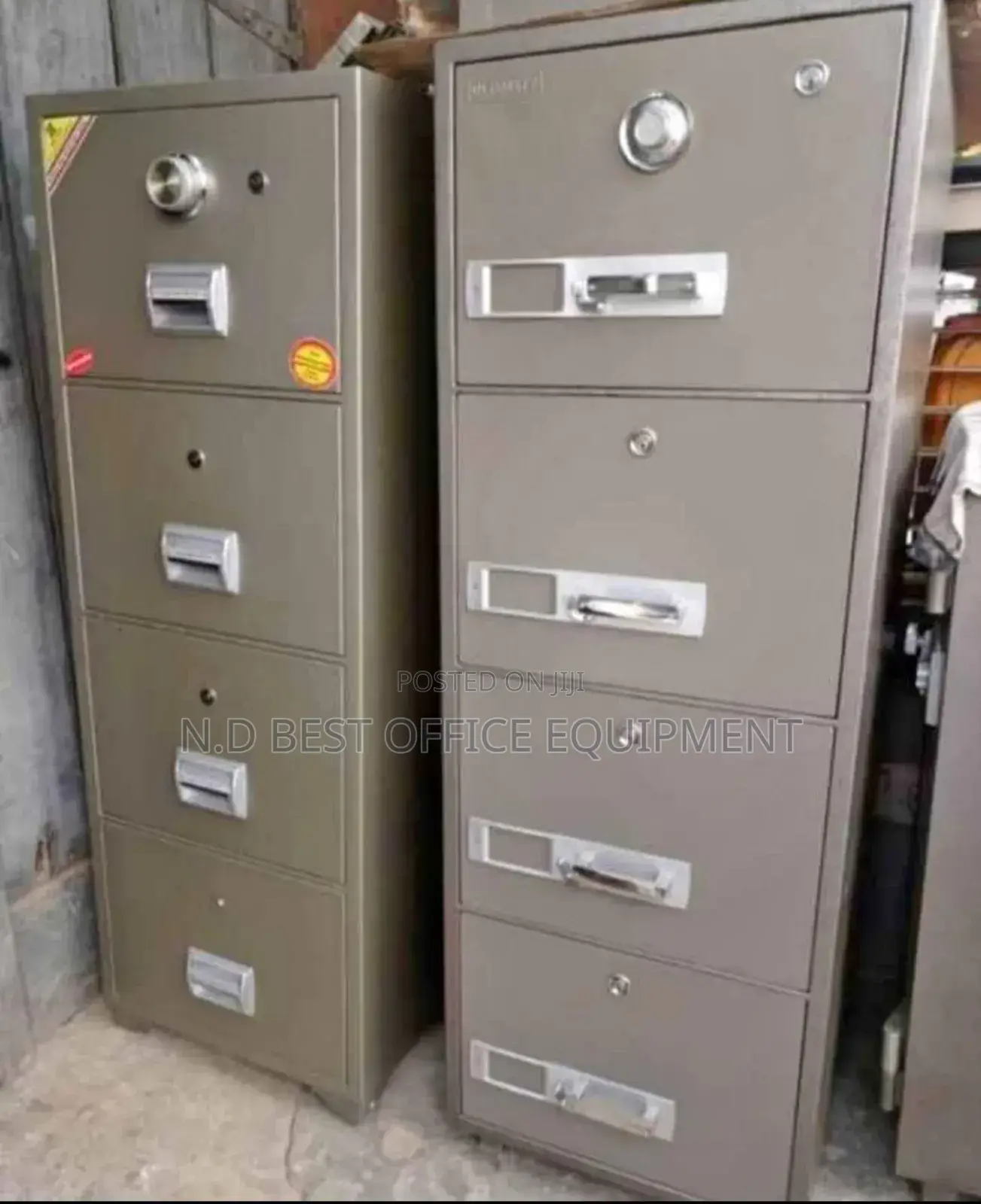Four Drawings Fireproof Safe Cabinets