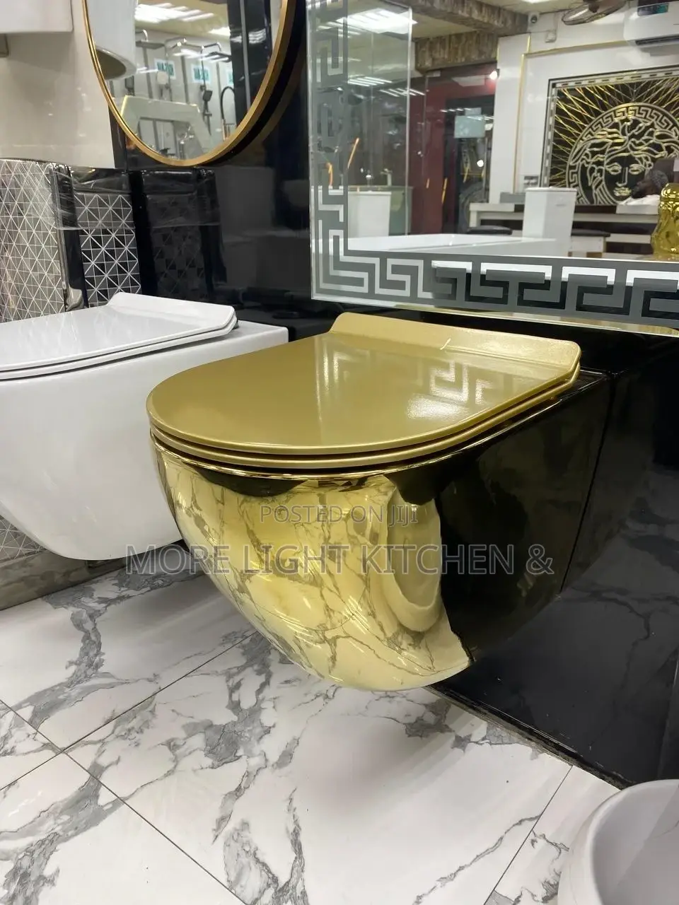 Gold Concealed Wc