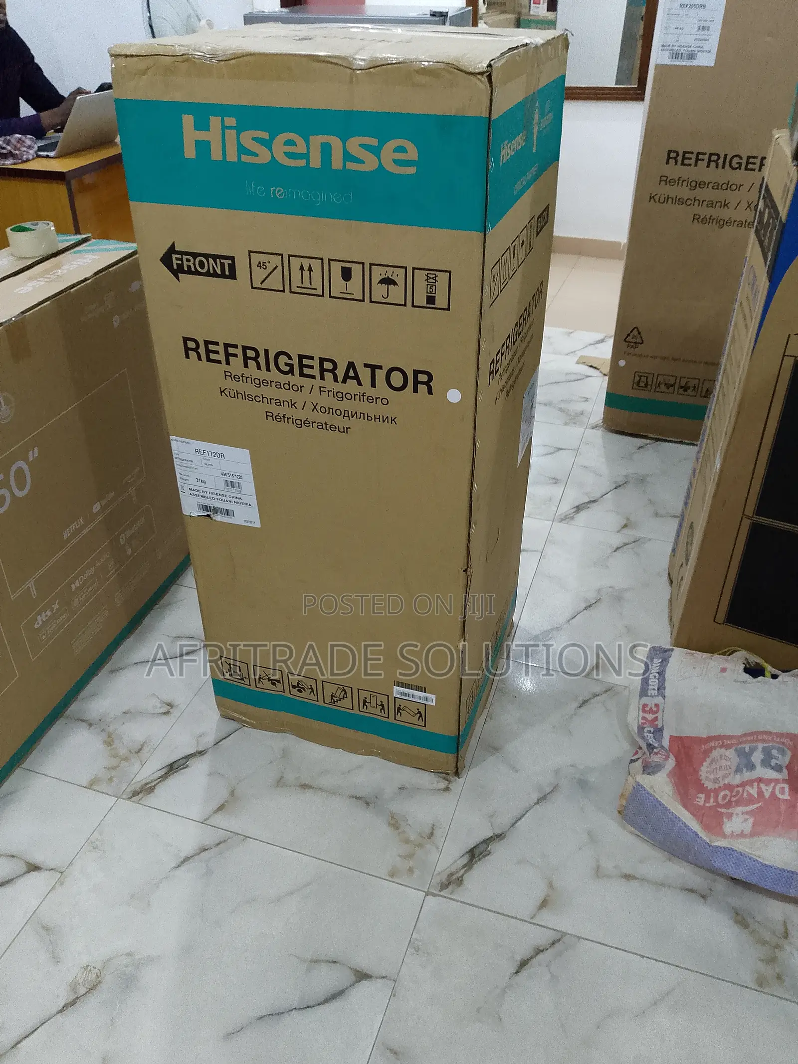Efficient 124 Liters Hisense 172dr Double Door Refrigerator