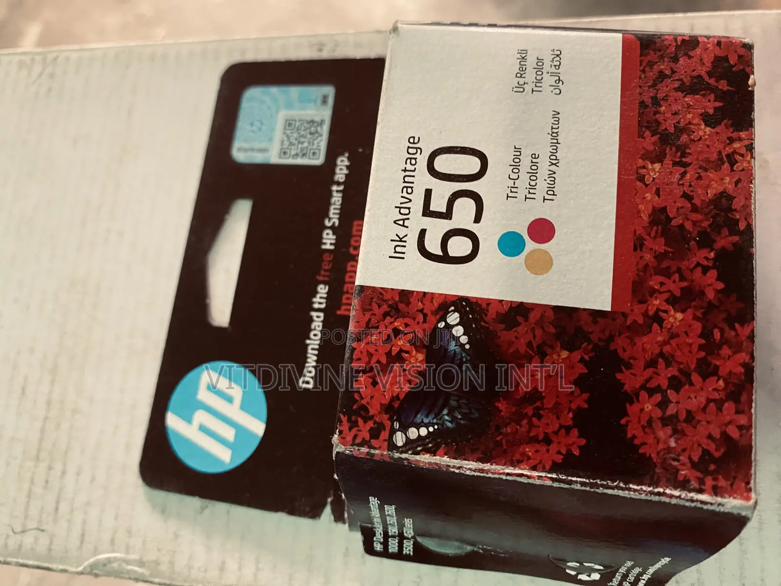 HP 650 Tri-Color Ink Advantage Cartridge