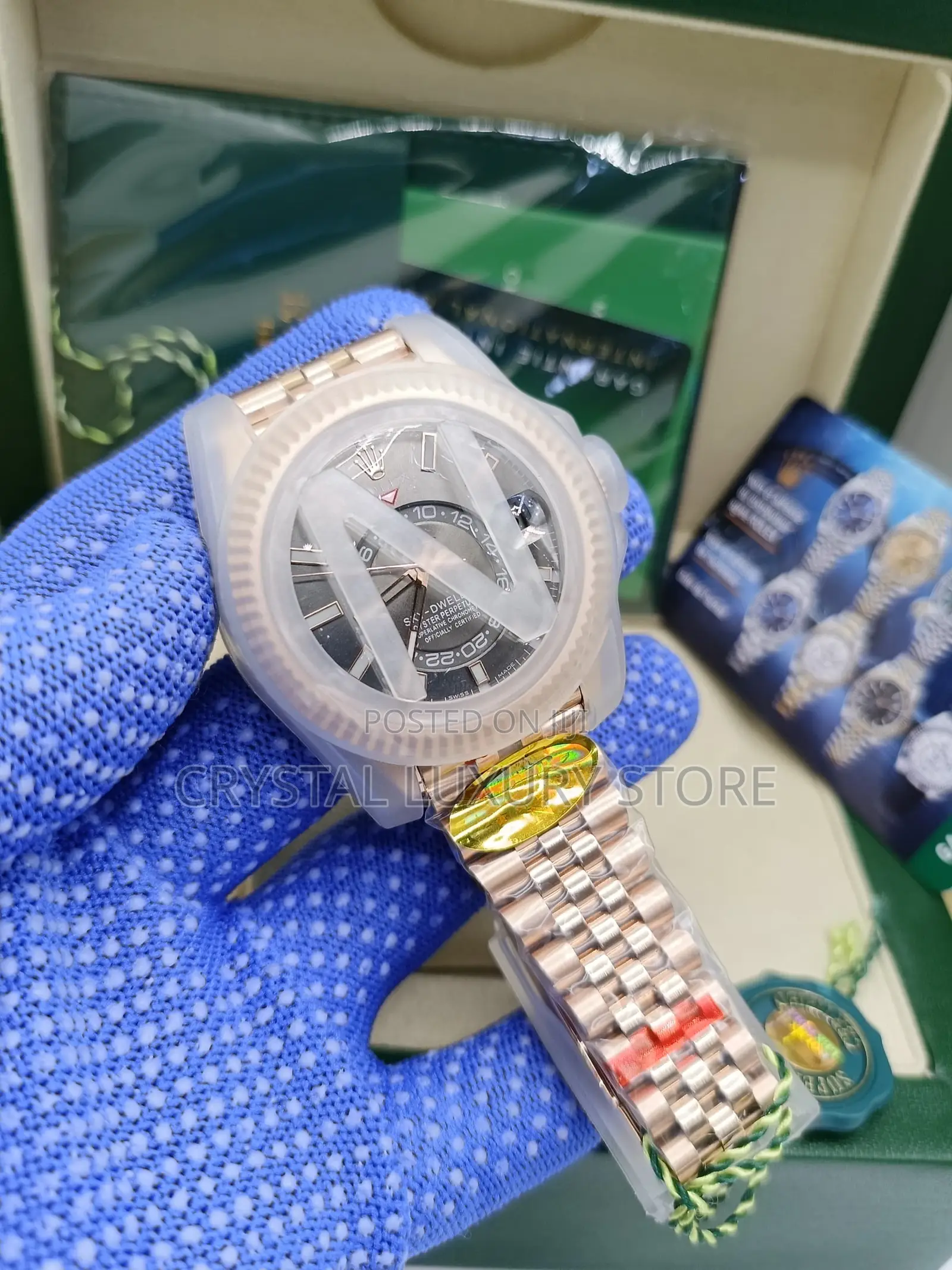 Rolex Quality Luxury Men Chain Wristwatch