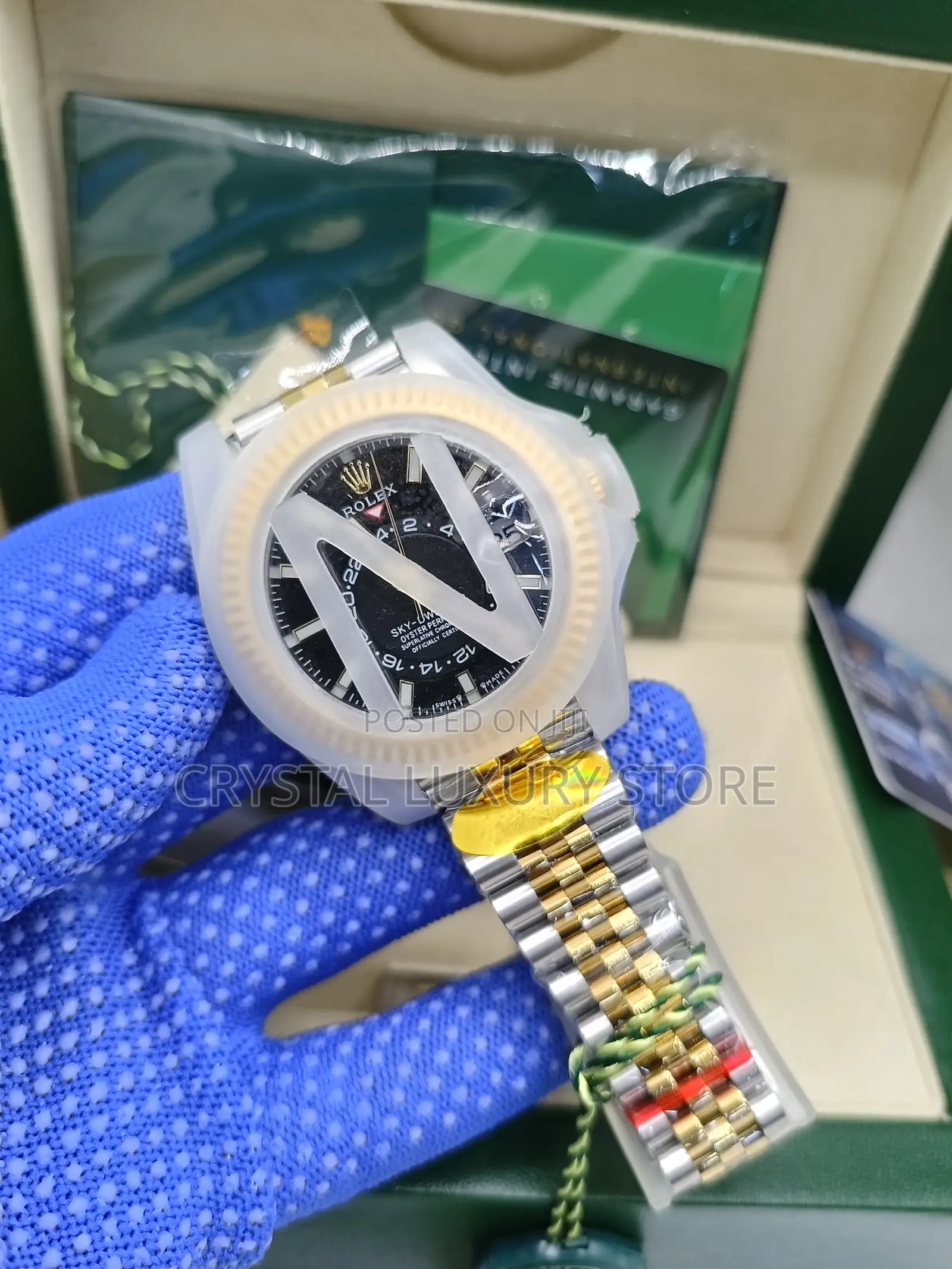 Rolex Quality Luxury Men Chain Wristwatch