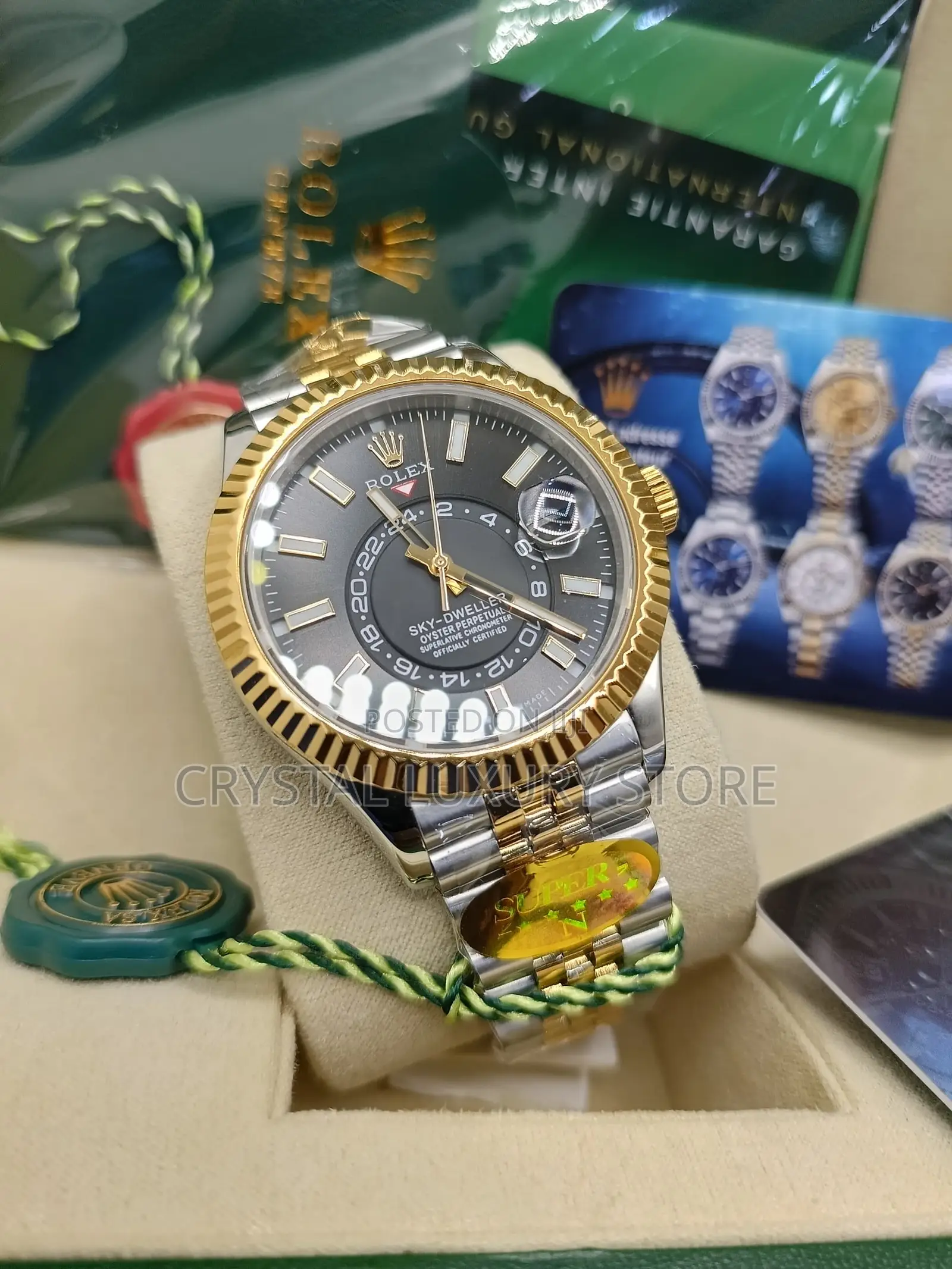 Rolex Quality Luxury Men Chain Wristwatch