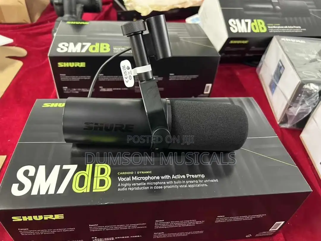 Shure Sm7db Dynamic Studio Microphone