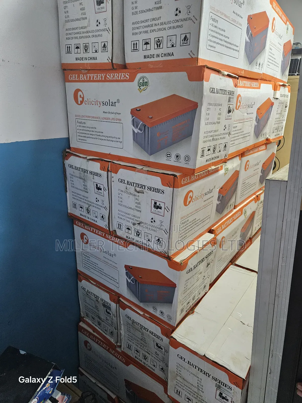 Felicity 200ah 12V Dry Cell Gel Battery BULK SUPPLY