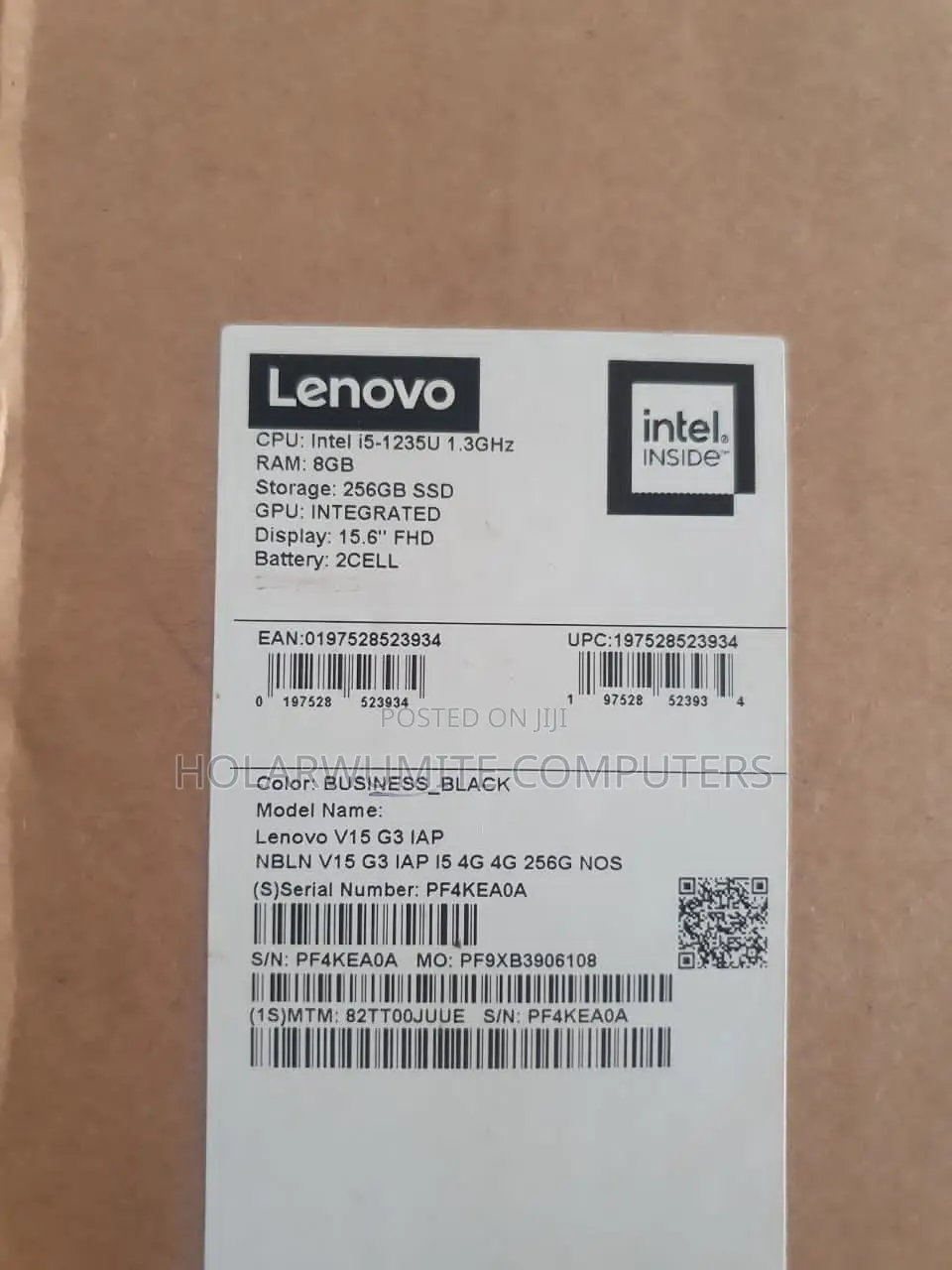 New Laptop Lenovo V15 8GB Intel Core I5 SSD 512GB