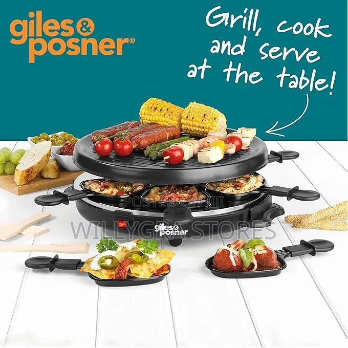 Giles Posner Electric Round Nonstick Raclette Grill