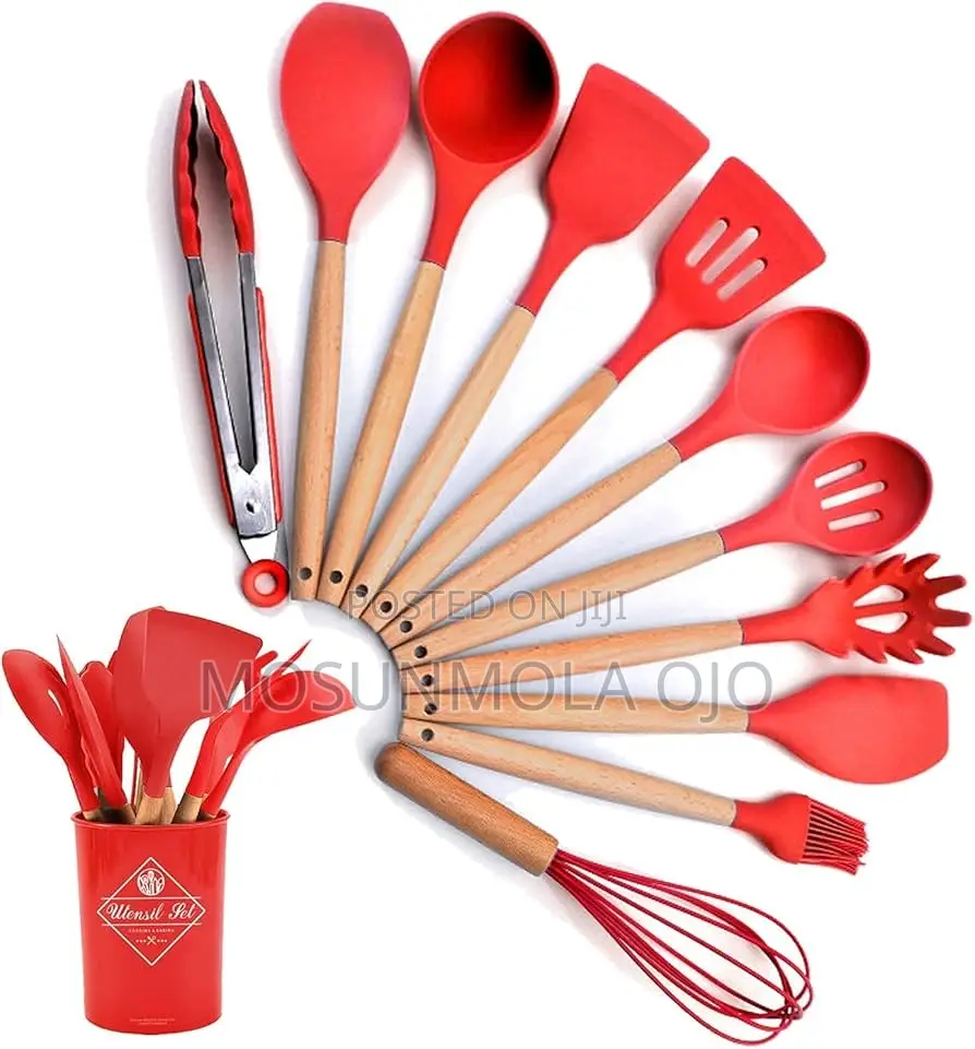 Silicone Kitchen Utensils Cooking Sets