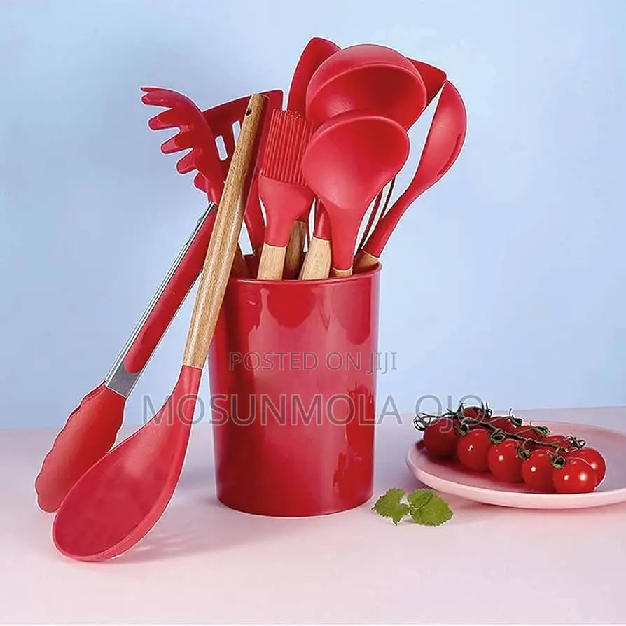 Silicone Kitchen Utensils Cooking Sets