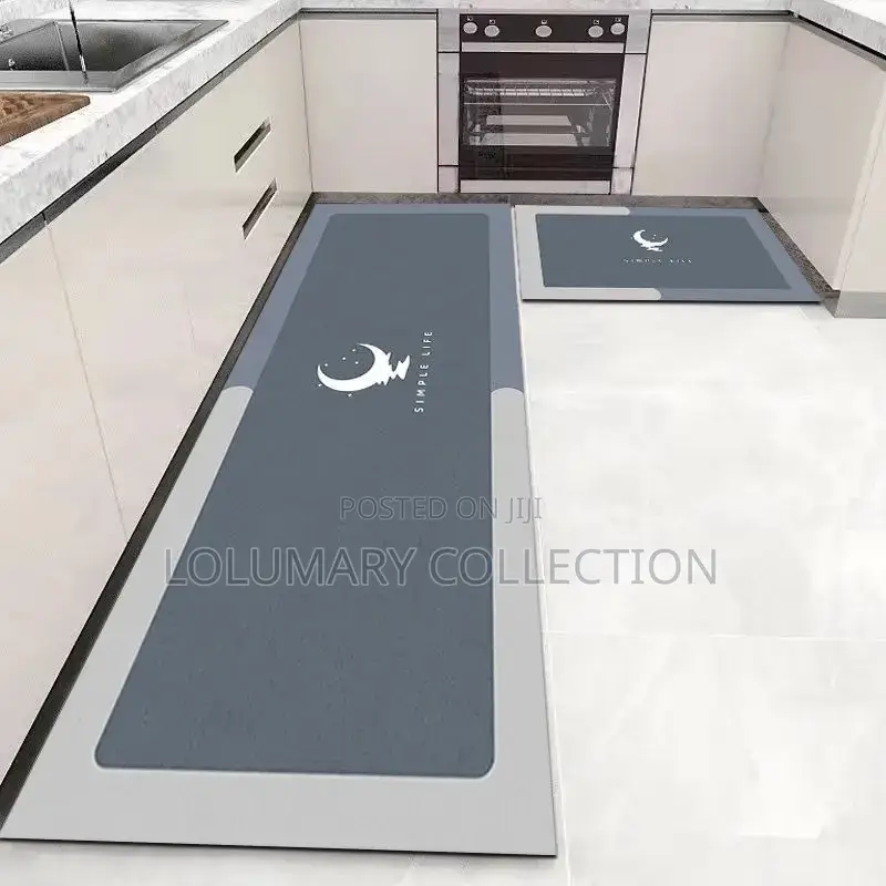 2 in 1 Kitchen Floor Mat – Anti-Slip, Washable Durable