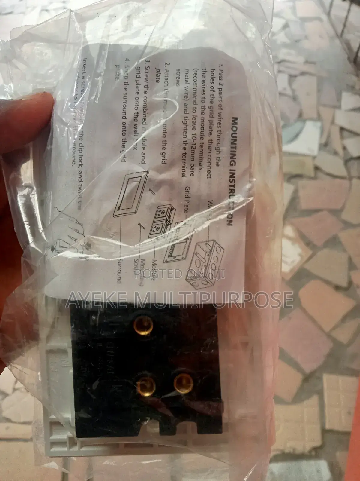 Original Schneider 13A Double Universal Socket