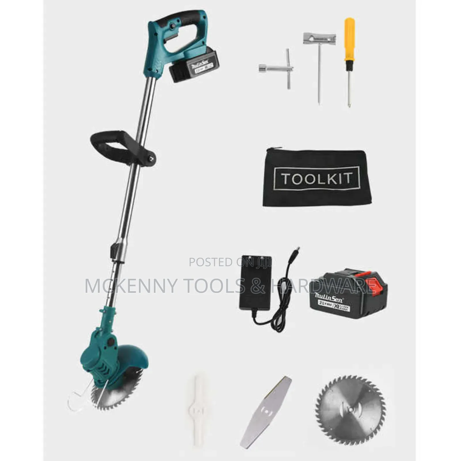 650w High Power Cordless Electric Grass Trimmer Multifunctio