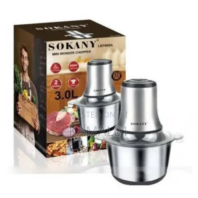 3 Liter Sokany Electric Yam Pounder/Chopper