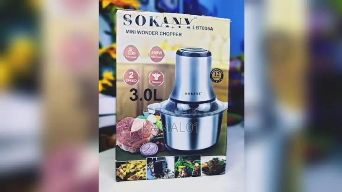 3 Liter Sokany Electric Yam Pounder/Chopper