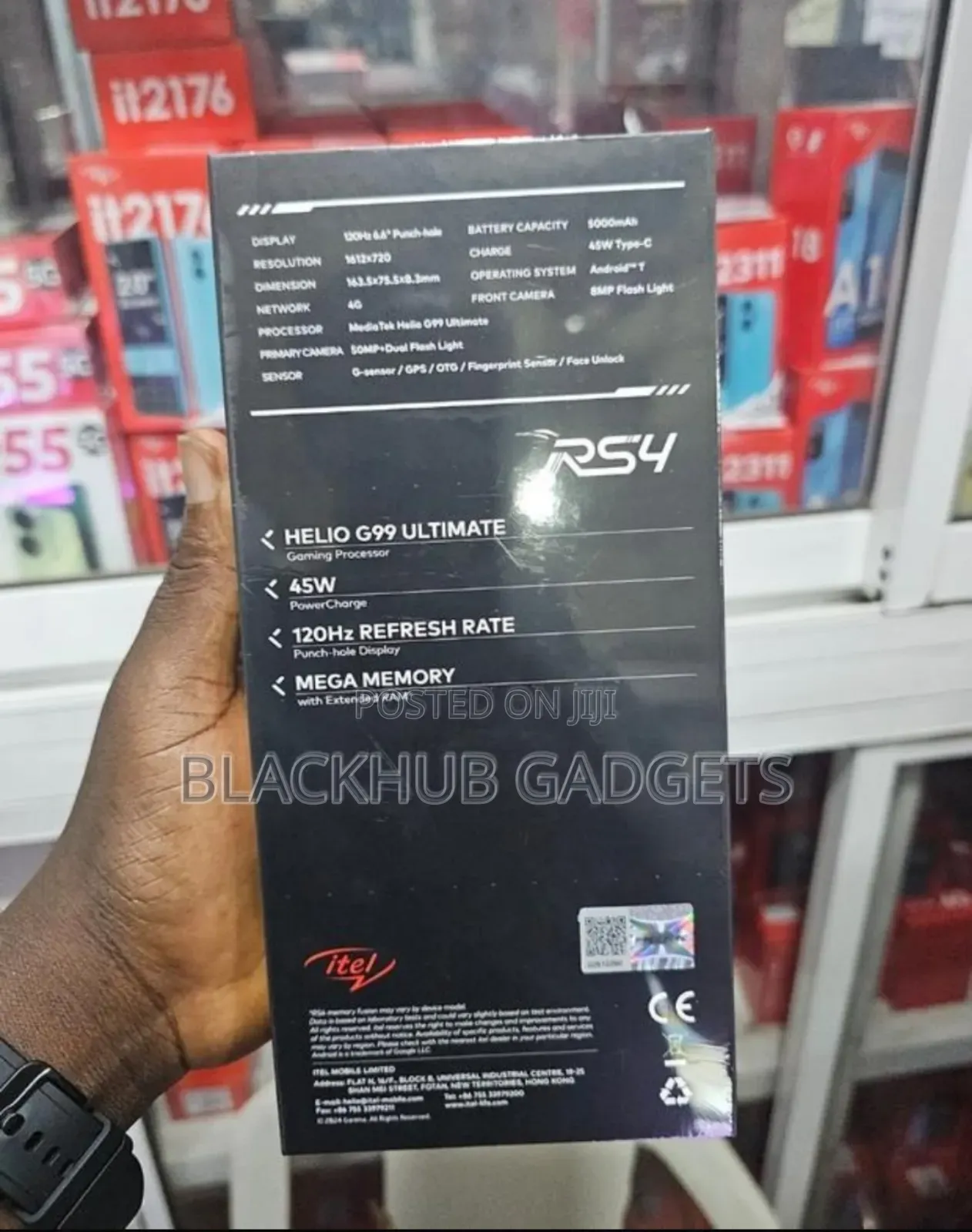 New Itel RS4 256 GB