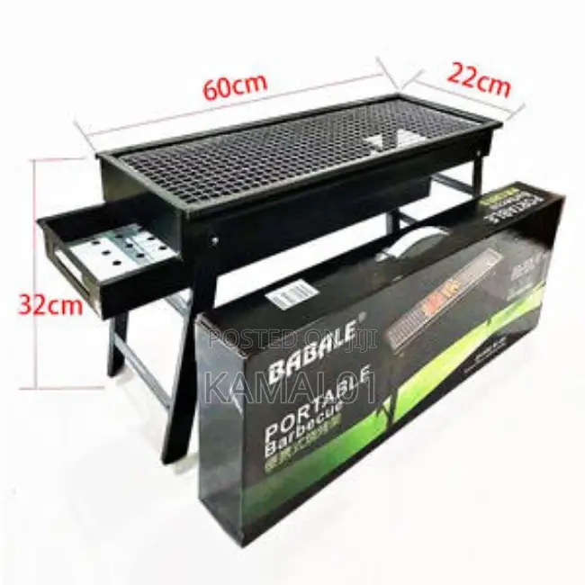 Lack Folding Portable Barbeque BBQ Grill Set for Outdoor