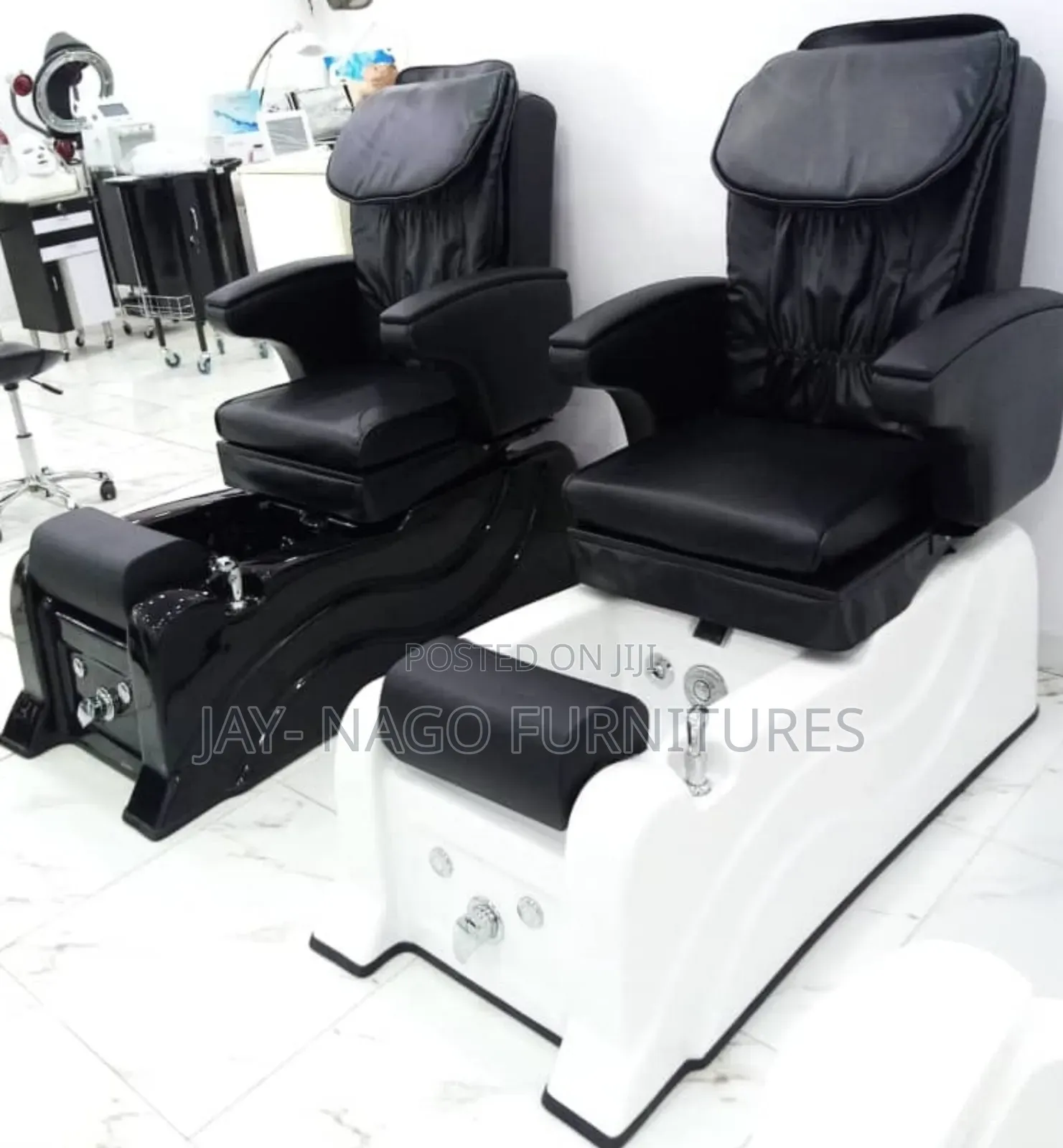 Executive Pure Leather Pedicure Machine With Chair