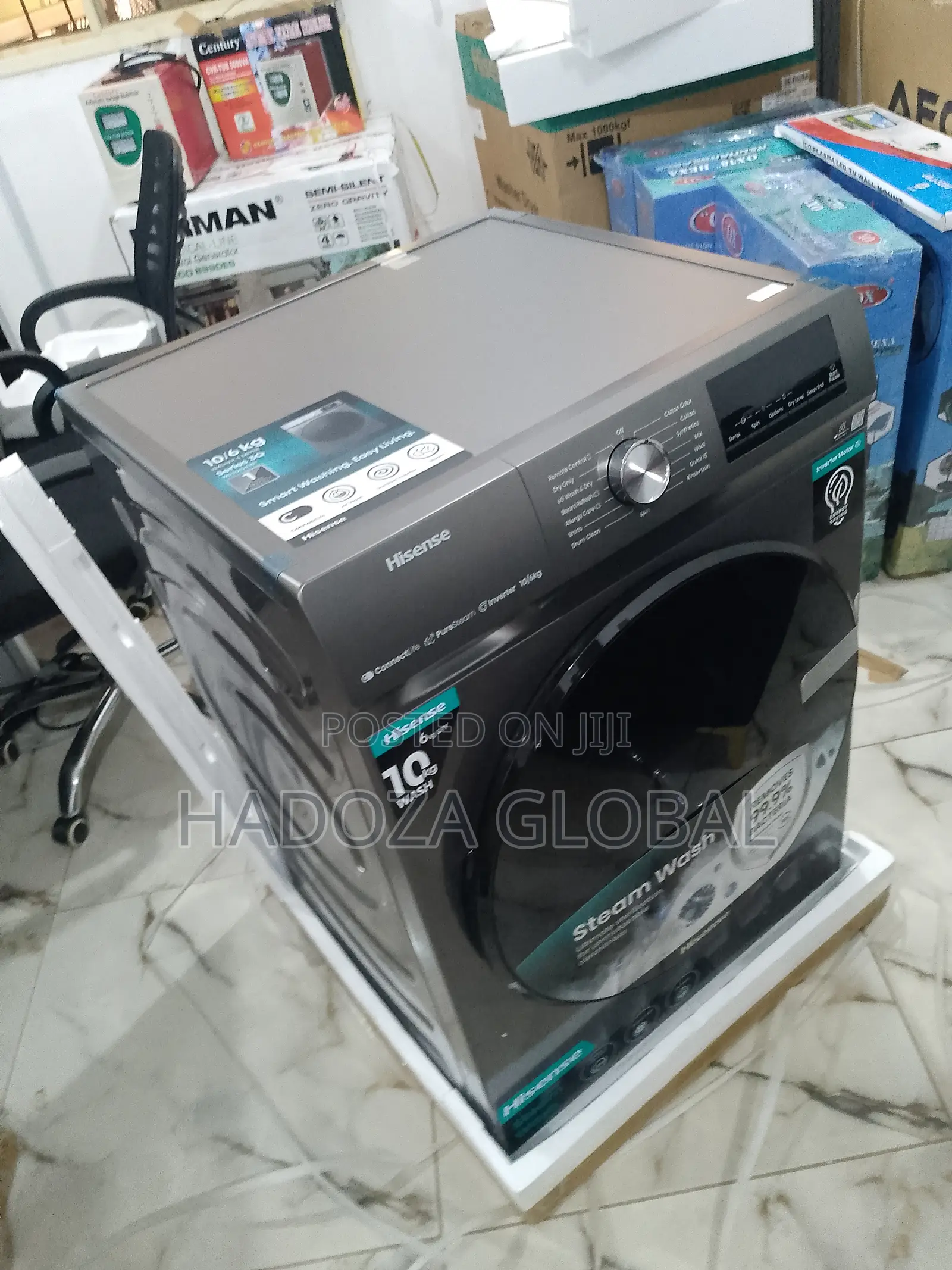 The New Hisense Frontload 10kg Wash Dry Machine