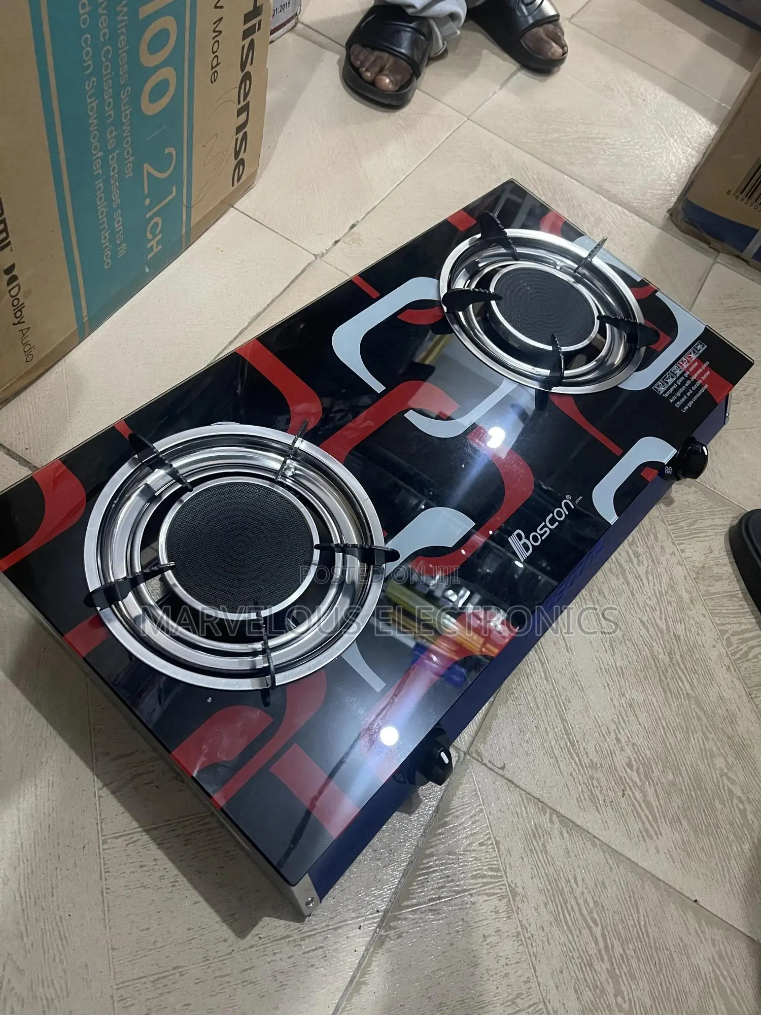 Brand New Automatic Table Bonal Gass Cooker Easy Starter