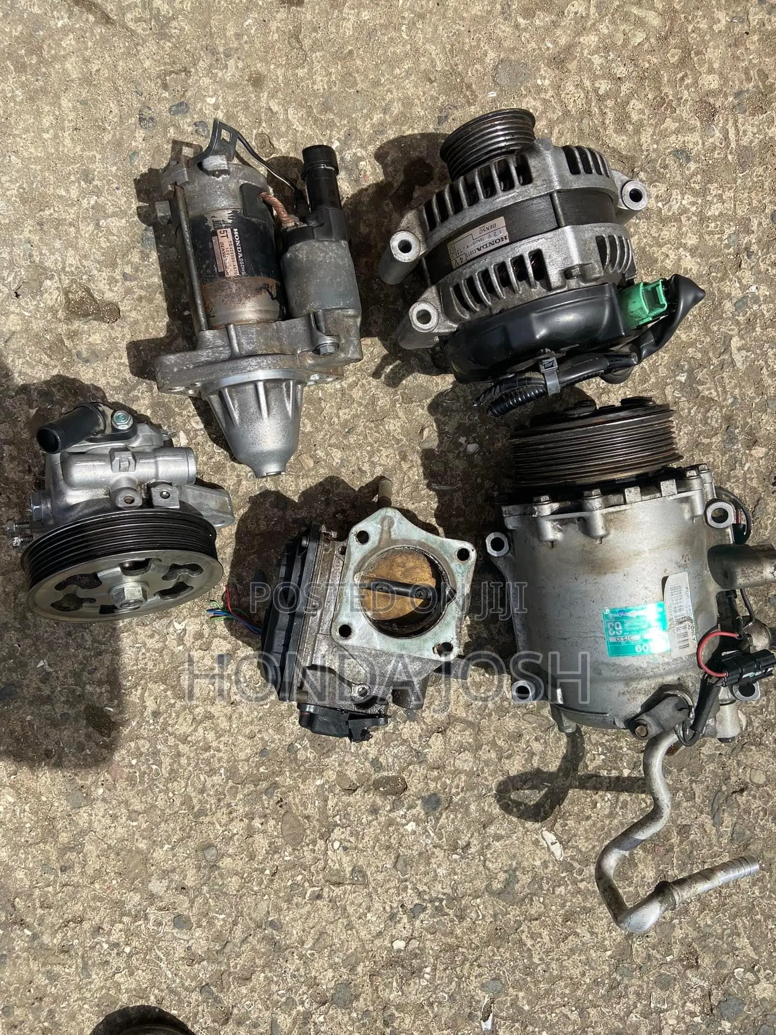 Pump,Kickstarter,Alternator,Compressor 2007 Honda Crv