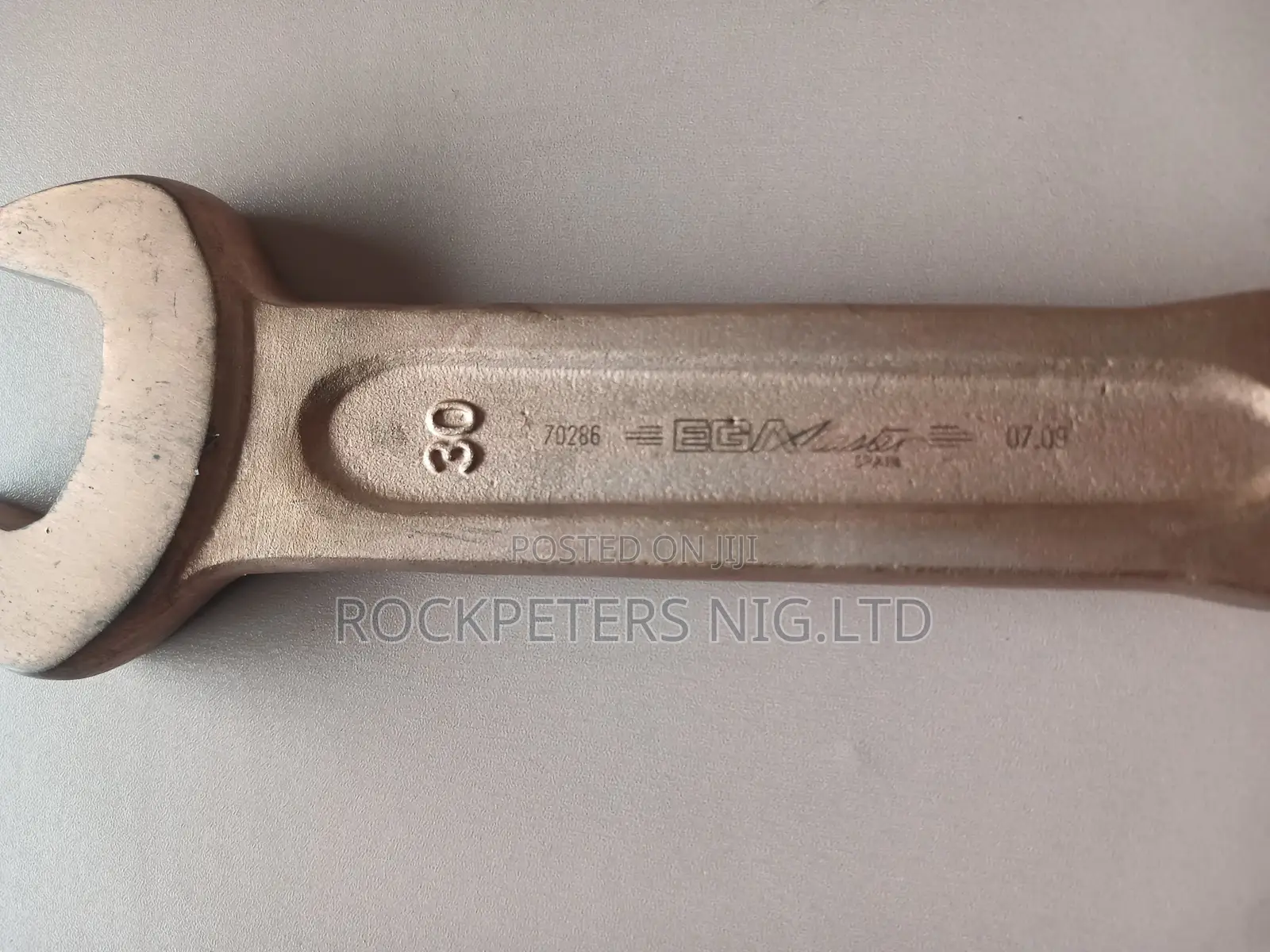 Egamaster 70286 Slogging Open Wrench 30mm Non Sparking Cu-be